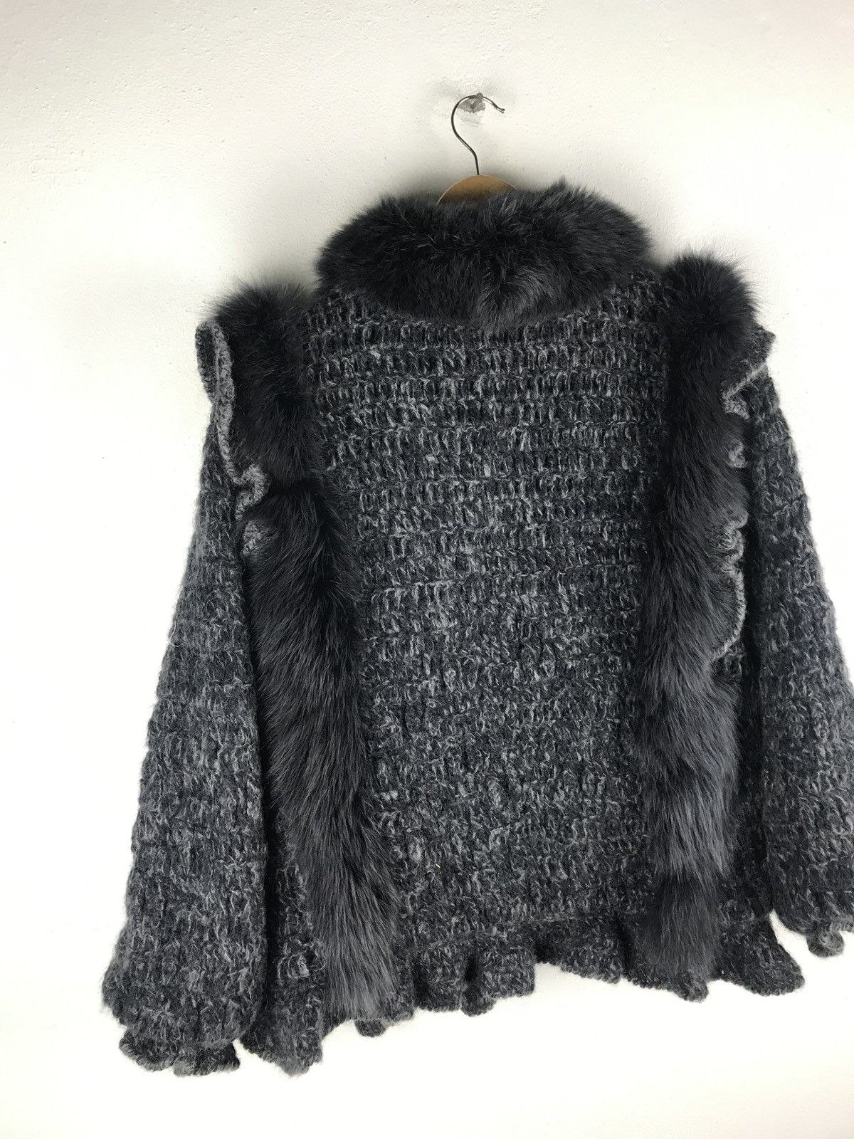 Japanese Brand 🔥SALE🔥WOOL AND FUR DESIGN JACKET MADE IN JAPAN Size M / US 6-8 / IT 42-44 - 6 Thumbnail