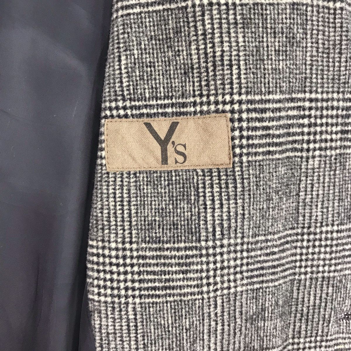 Yohji Yamamoto Y’S Checked Blazers Jacket Size US M / EU 48-50 / 2 - 9 Thumbnail