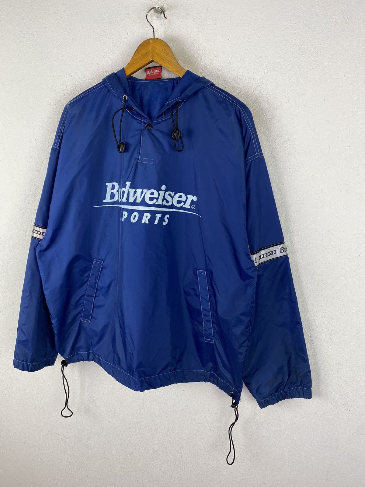 Budweiser × Vintage BUDWEISER SPORTS LIGHT HOODIE JACKET VINTAGE DESIGN Size US L / EU 52-54 / 3 - 5 Thumbnail