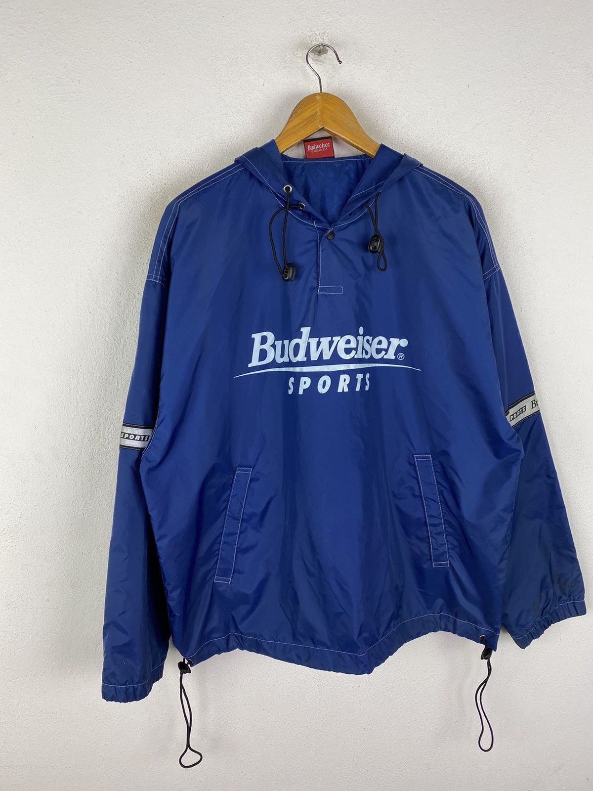 Budweiser × Vintage BUDWEISER SPORTS LIGHT HOODIE JACKET VINTAGE DESIGN Size US L / EU 52-54 / 3 - 4 Thumbnail