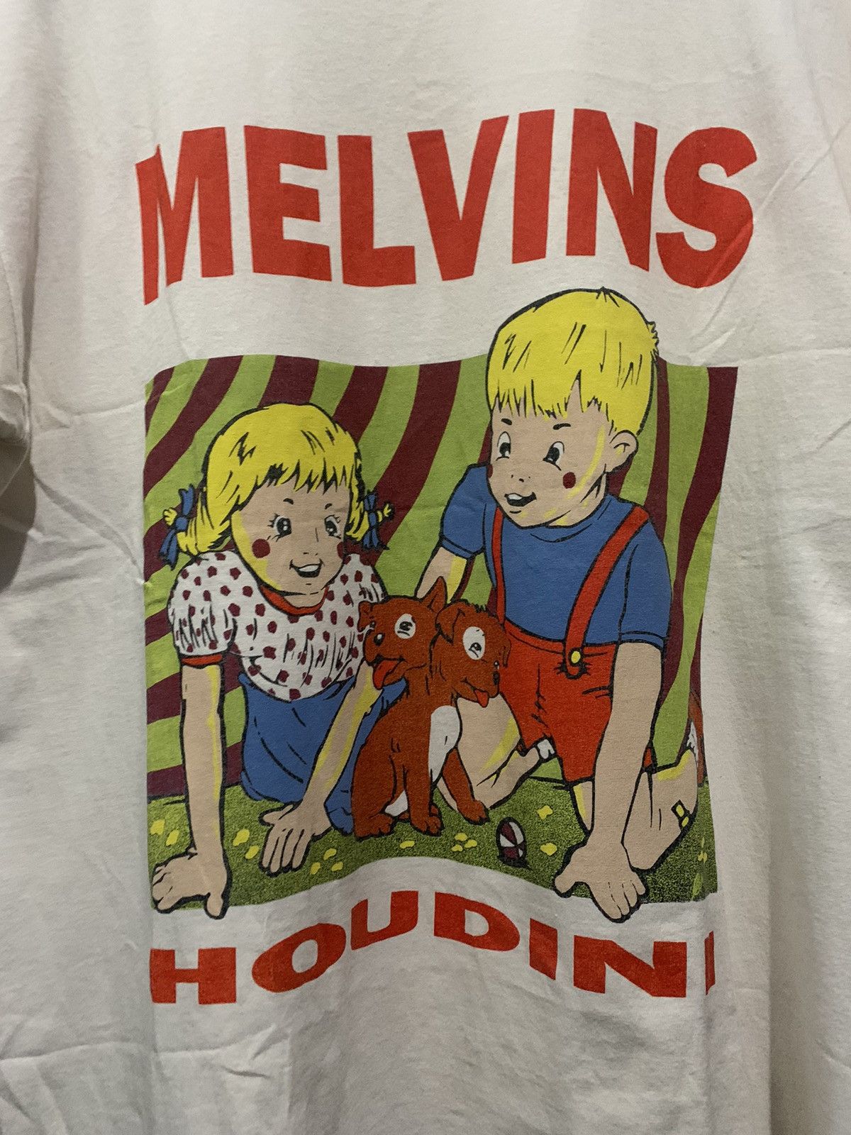 Band Tees × Vintage Vintage MELVINS “Houdini” Heavy Metal Sludge Band Tee Size US L / EU 52-54 / 3 - 3 Thumbnail