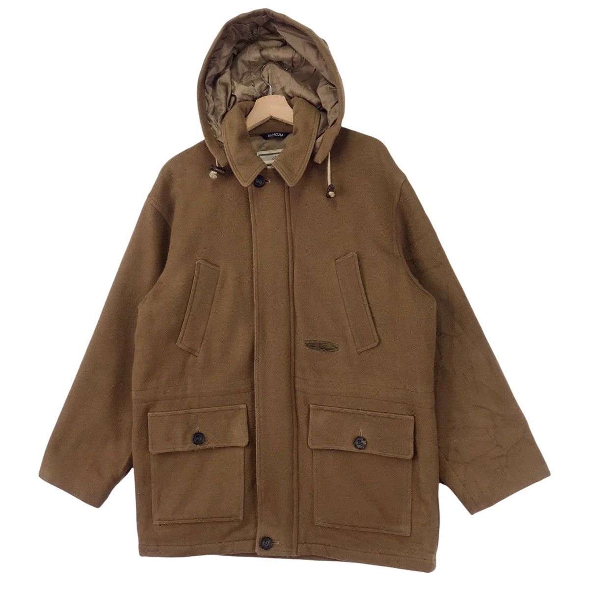 Baracuta Baracuta Multipocket Wool Hunting Hoodie Jacket Size US L / EU 52-54 / 3 - 2 Thumbnail