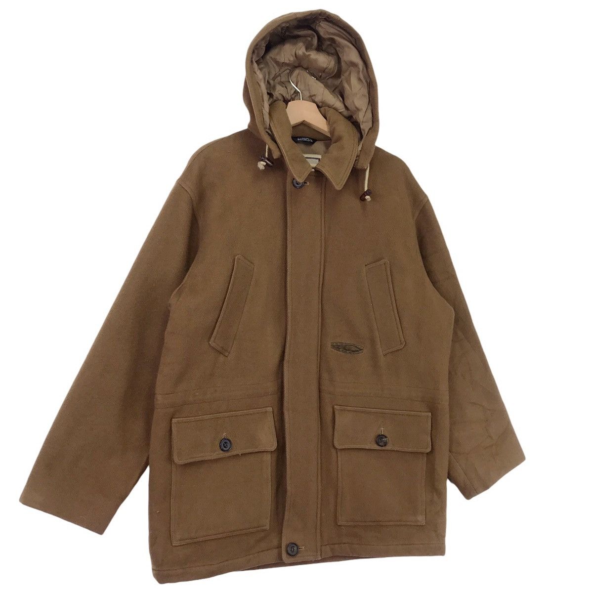 Baracuta Baracuta Multipocket Wool Hunting Hoodie Jacket Size US L / EU 52-54 / 3 - 3 Thumbnail