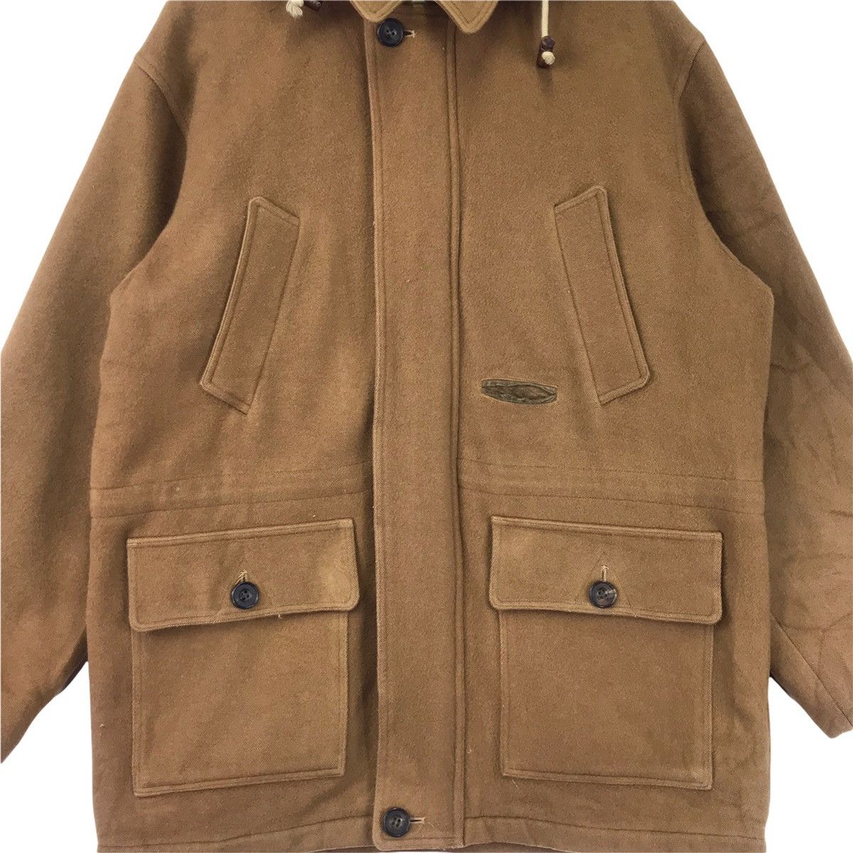 Baracuta Baracuta Multipocket Wool Hunting Hoodie Jacket Size US L / EU 52-54 / 3 - 5 Thumbnail