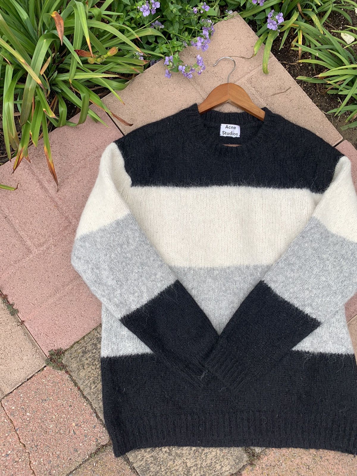 image of Grail Acne Studios Block Sweater, Men's (Size Large)