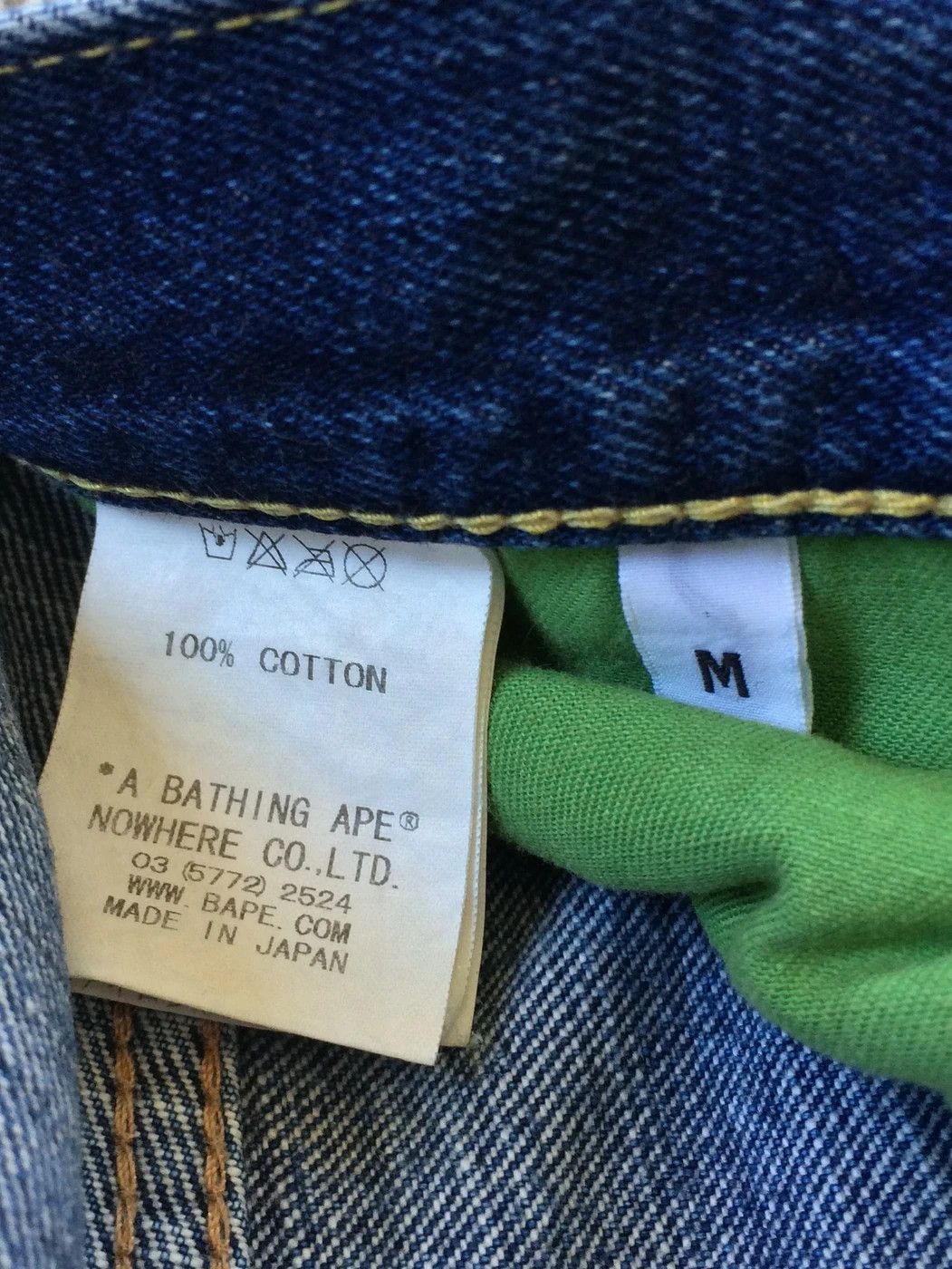 Bape Bapesta Selvedge Denim Size US 32 / EU 48 - 10 Thumbnail
