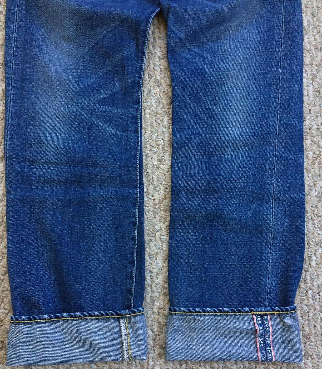 Bape Bapesta Selvedge Denim Size US 32 / EU 48 - 8 Thumbnail