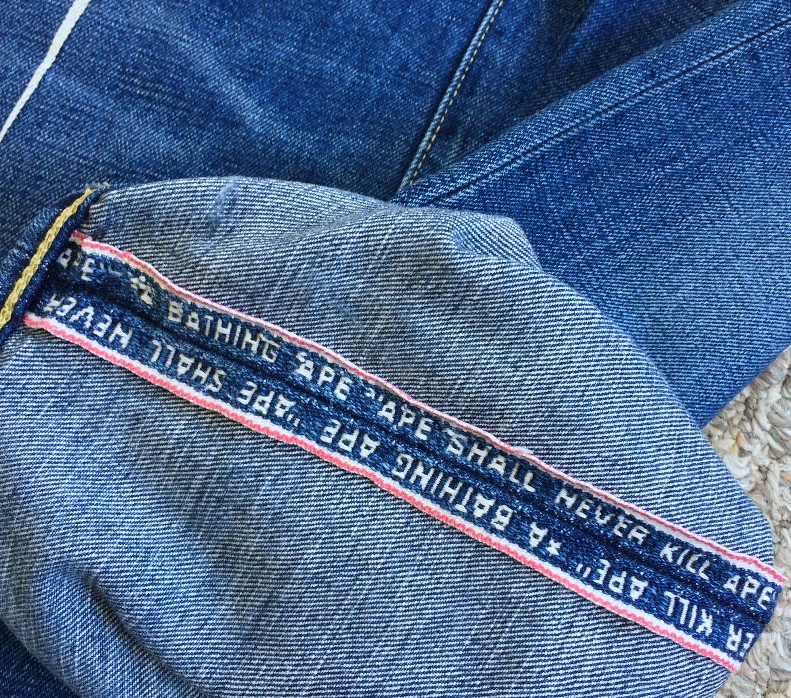 Bape Bapesta Selvedge Denim Size US 32 / EU 48 - 4 Thumbnail