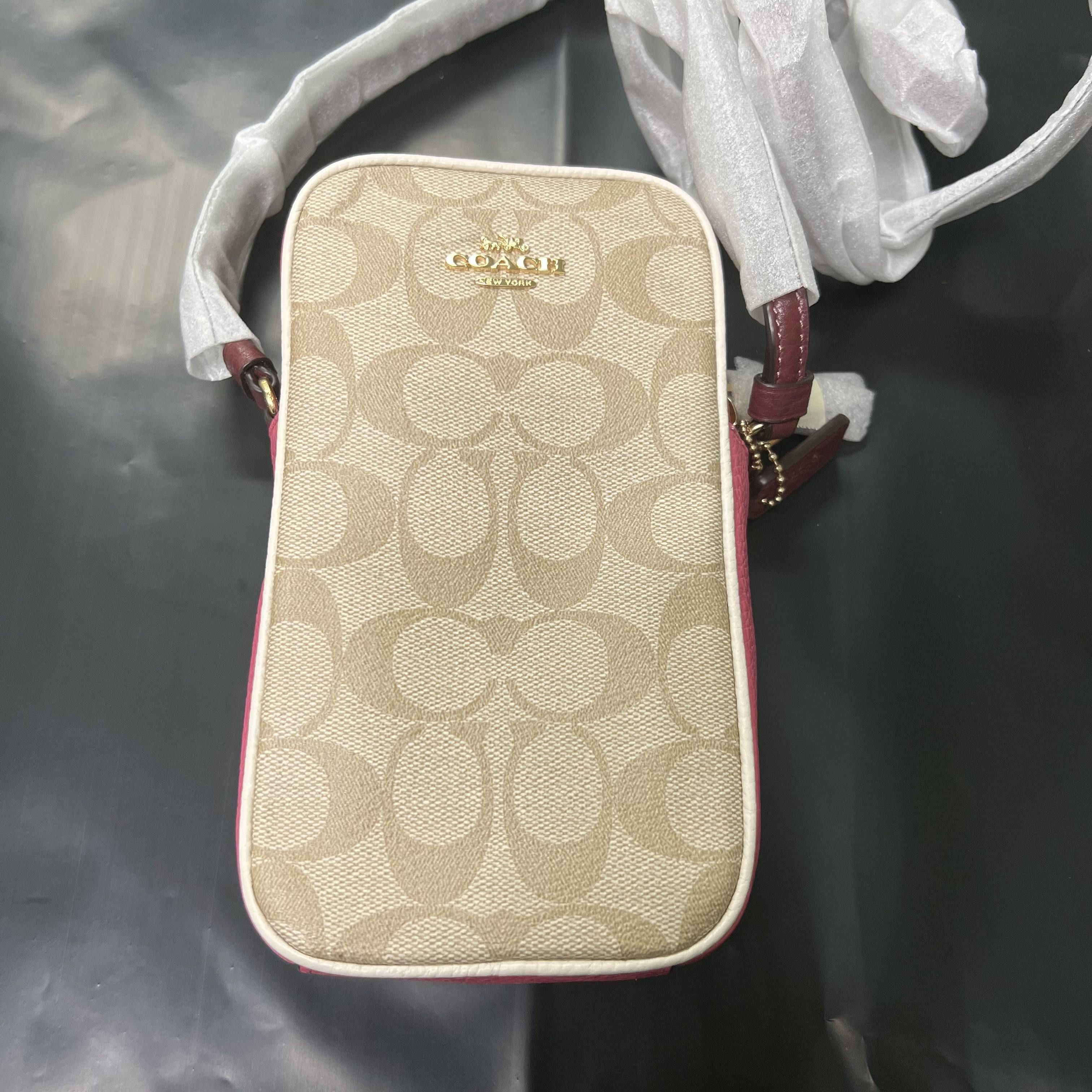 Coach North/South Zip Crossbody In Colorblock Signature Canvas Grailed