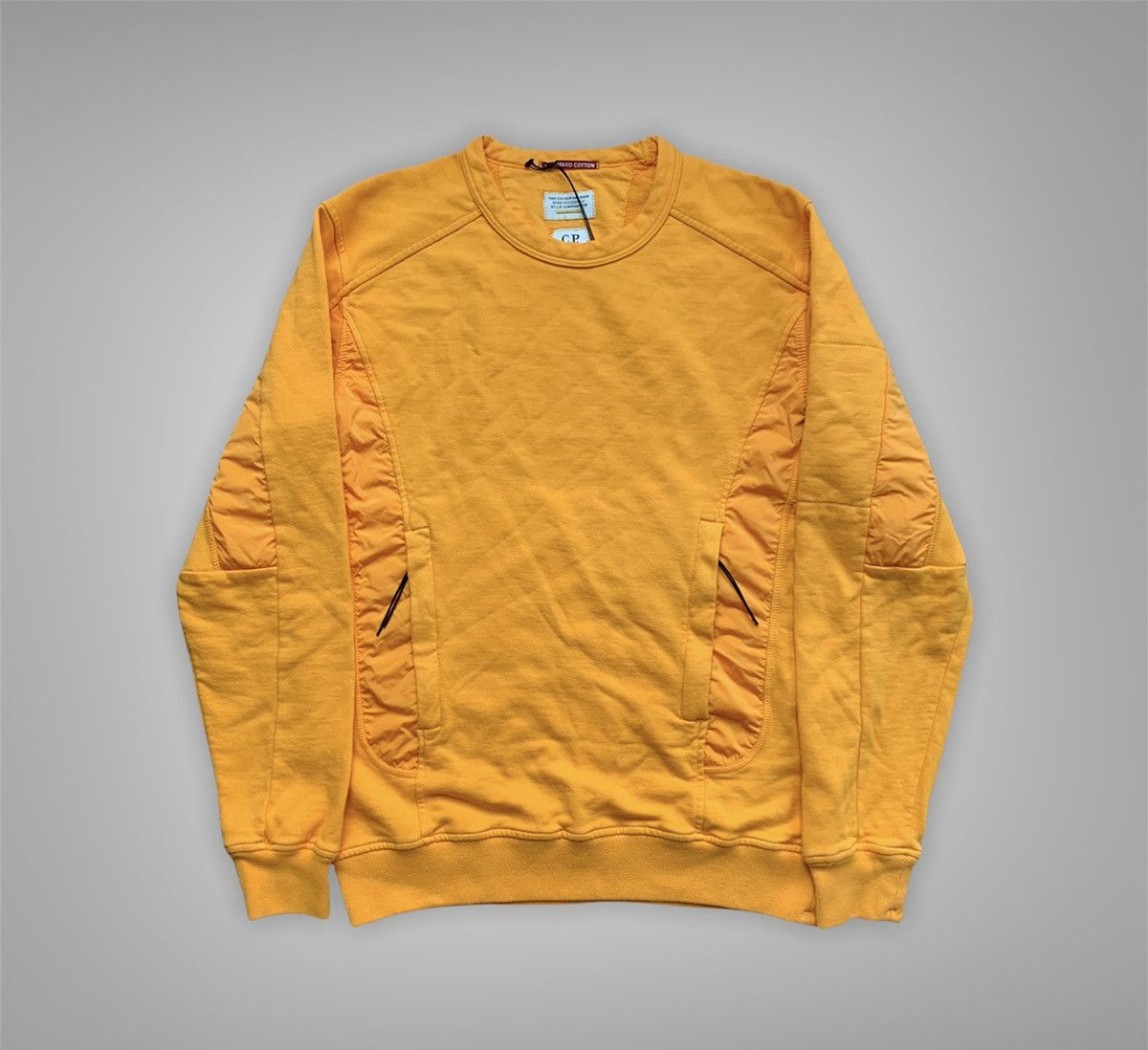 C.P. Company Two-toned nylon panelled crewneck sweatshirt Size US M / EU 48-50 / 2 - 1 Thumbnail