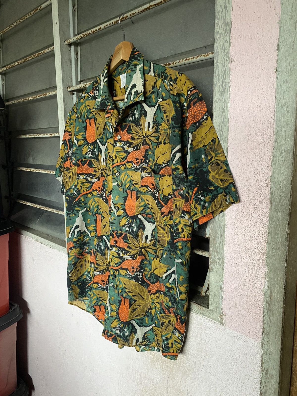 Japanese Brand × Vintage ⚡️Rare⚡️ Vercelli Hawaiian Shirt Size US L / EU 52-54 / 3 - 3 Thumbnail