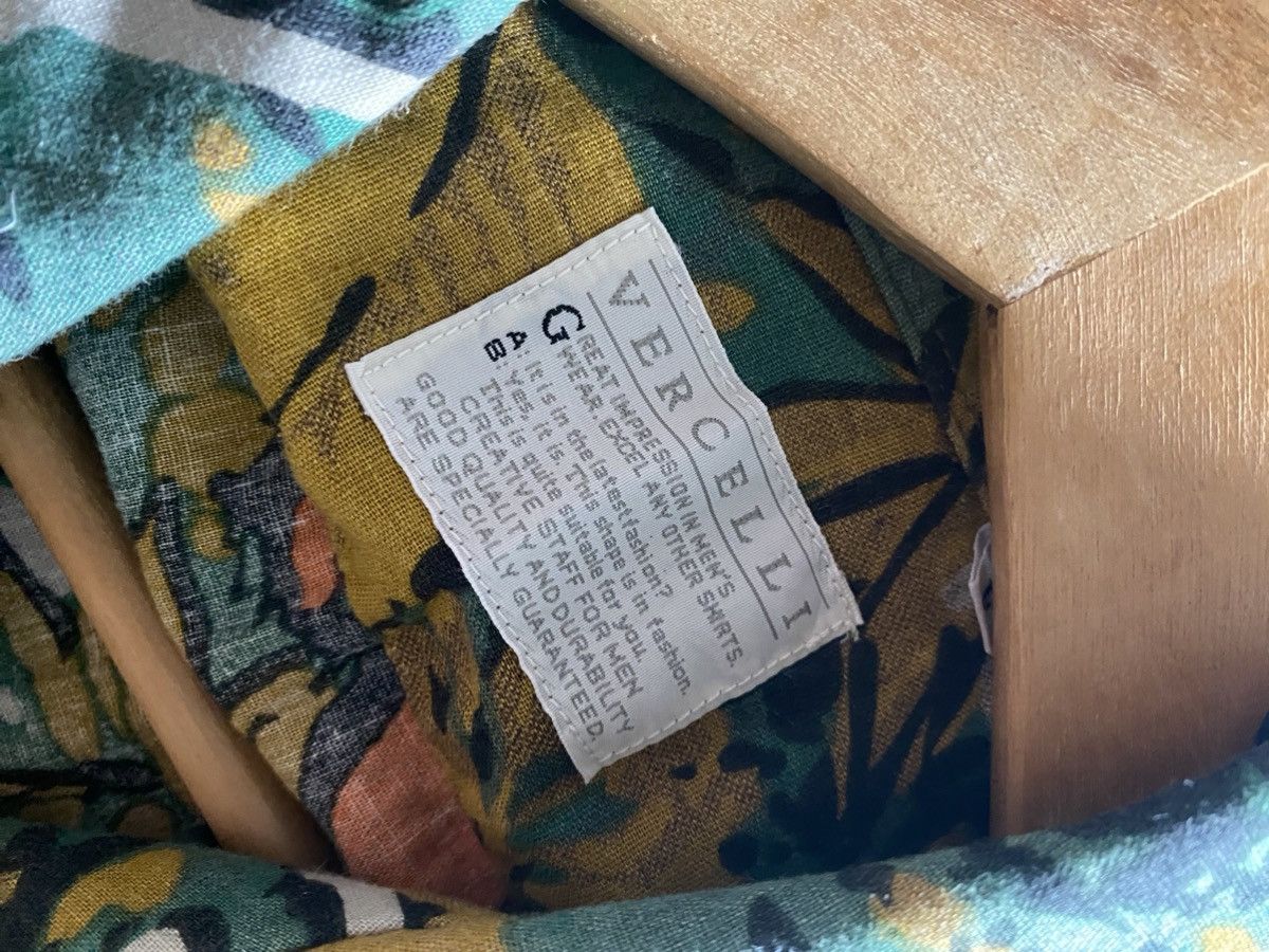 Japanese Brand × Vintage ⚡️Rare⚡️ Vercelli Hawaiian Shirt Size US L / EU 52-54 / 3 - 6 Thumbnail