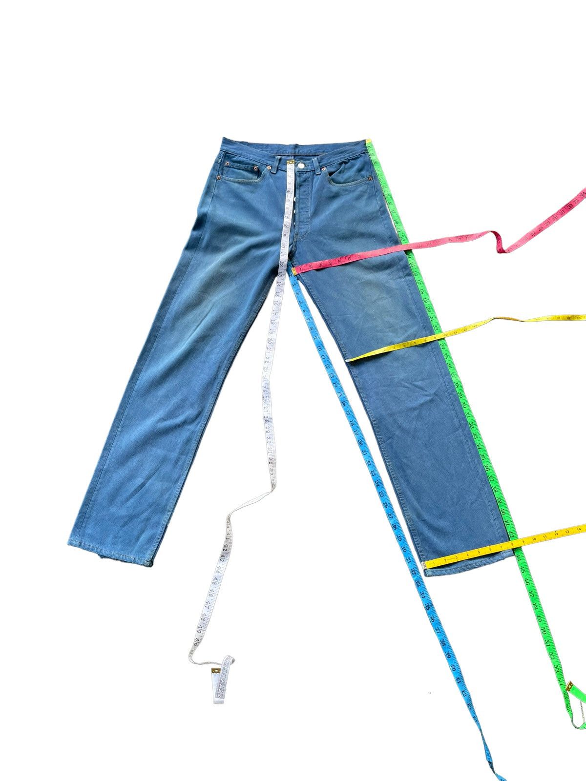 Levi's × Vintage Vintage 1992 Levis 501 e Distresed Jeans Size US 32 / EU 48 - 21 Thumbnail