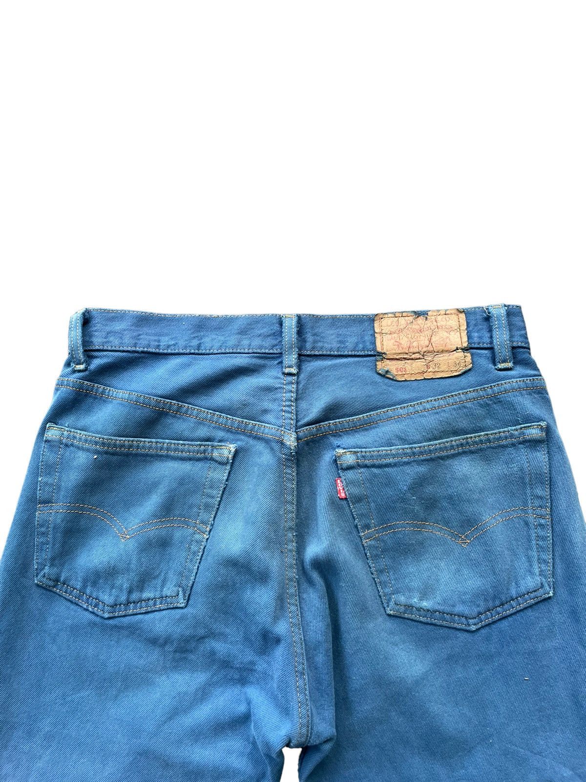 Levi's × Vintage Vintage 1992 Levis 501 e Distresed Jeans Size US 32 / EU 48 - 9 Thumbnail