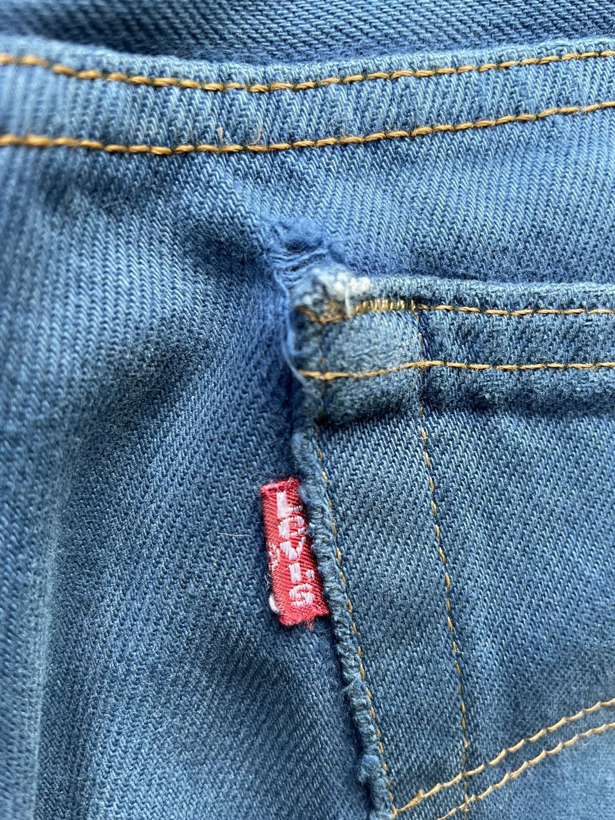 Levi's × Vintage Vintage 1992 Levis 501 e Distresed Jeans Size US 32 / EU 48 - 12 Thumbnail