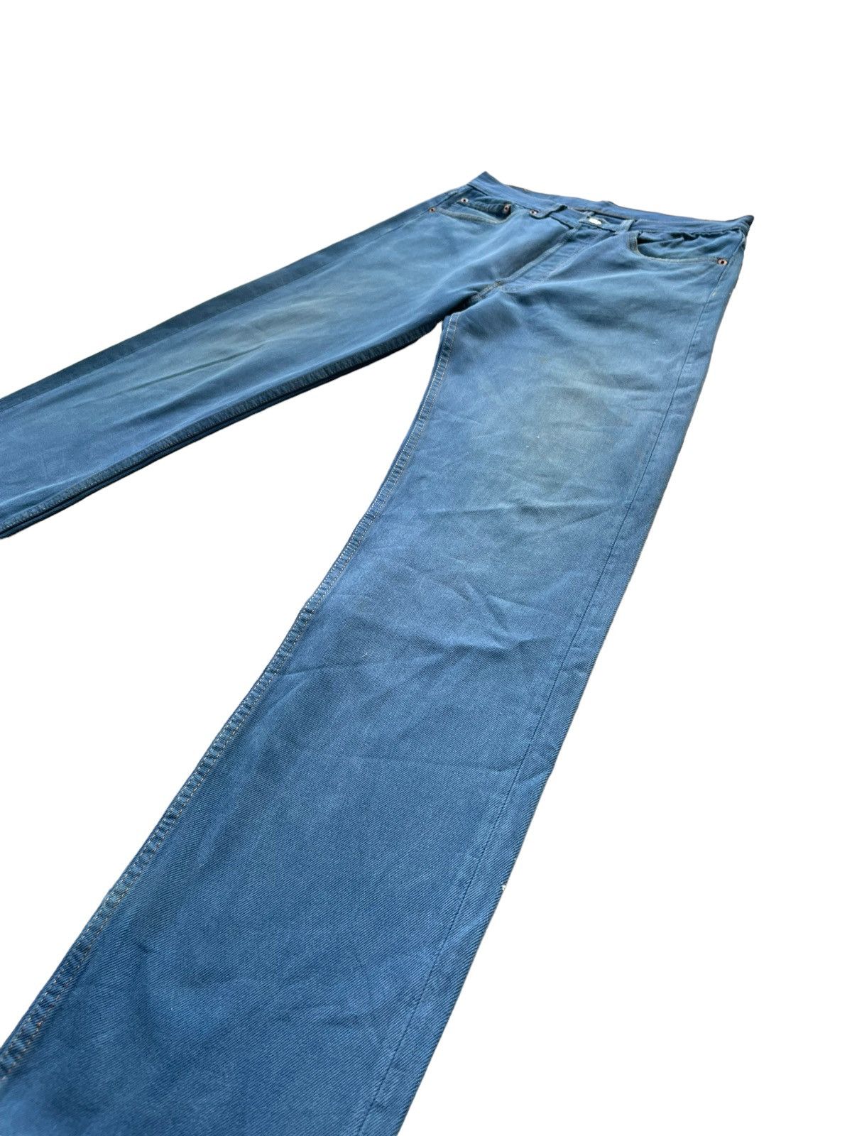 Levi's × Vintage Vintage 1992 Levis 501 e Distresed Jeans Size US 32 / EU 48 - 2 Thumbnail