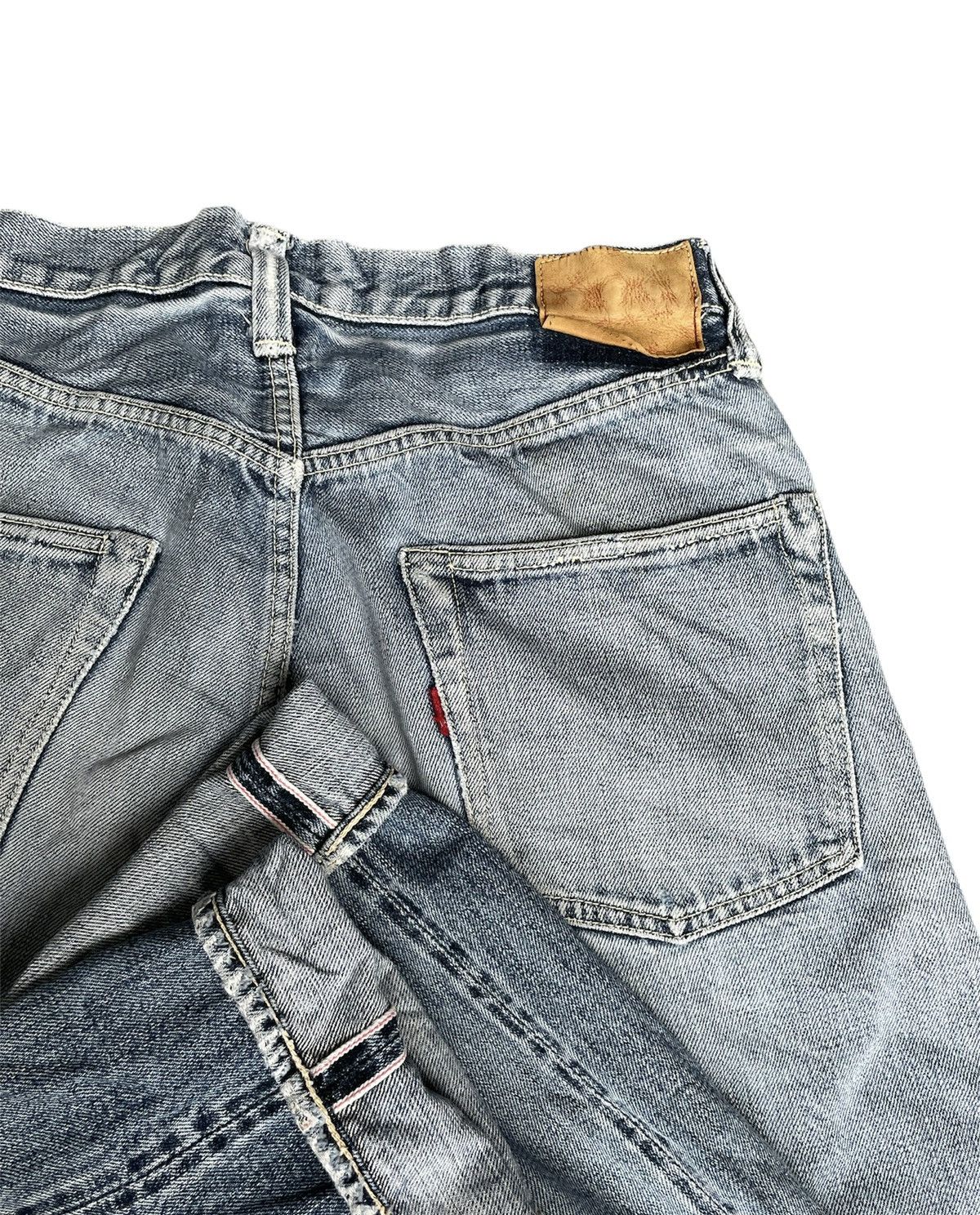 Japanese Brand × Vintage Unknown Brand Redline Selvedge Denim Size US 30 / EU 46 - 13 Thumbnail