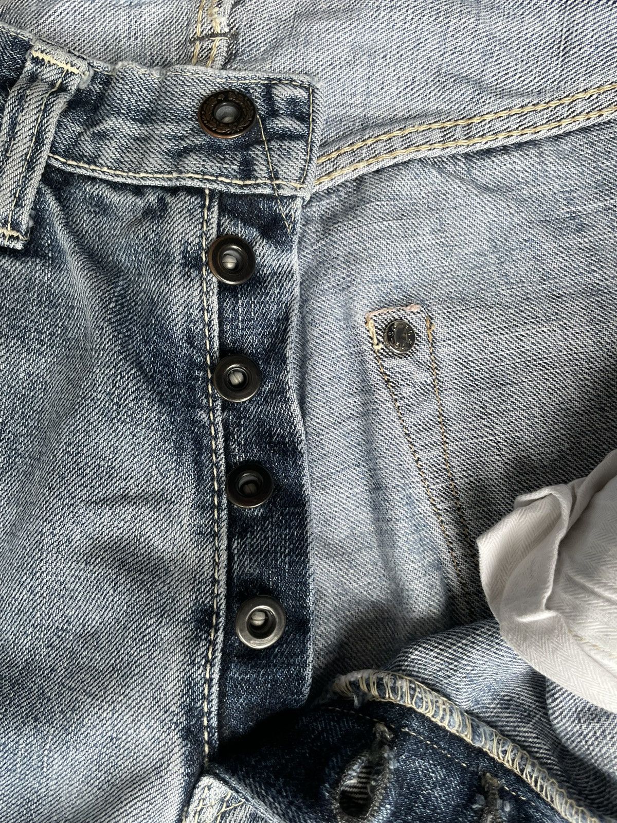 Japanese Brand × Vintage Unknown Brand Redline Selvedge Denim Size US 30 / EU 46 - 23 Thumbnail