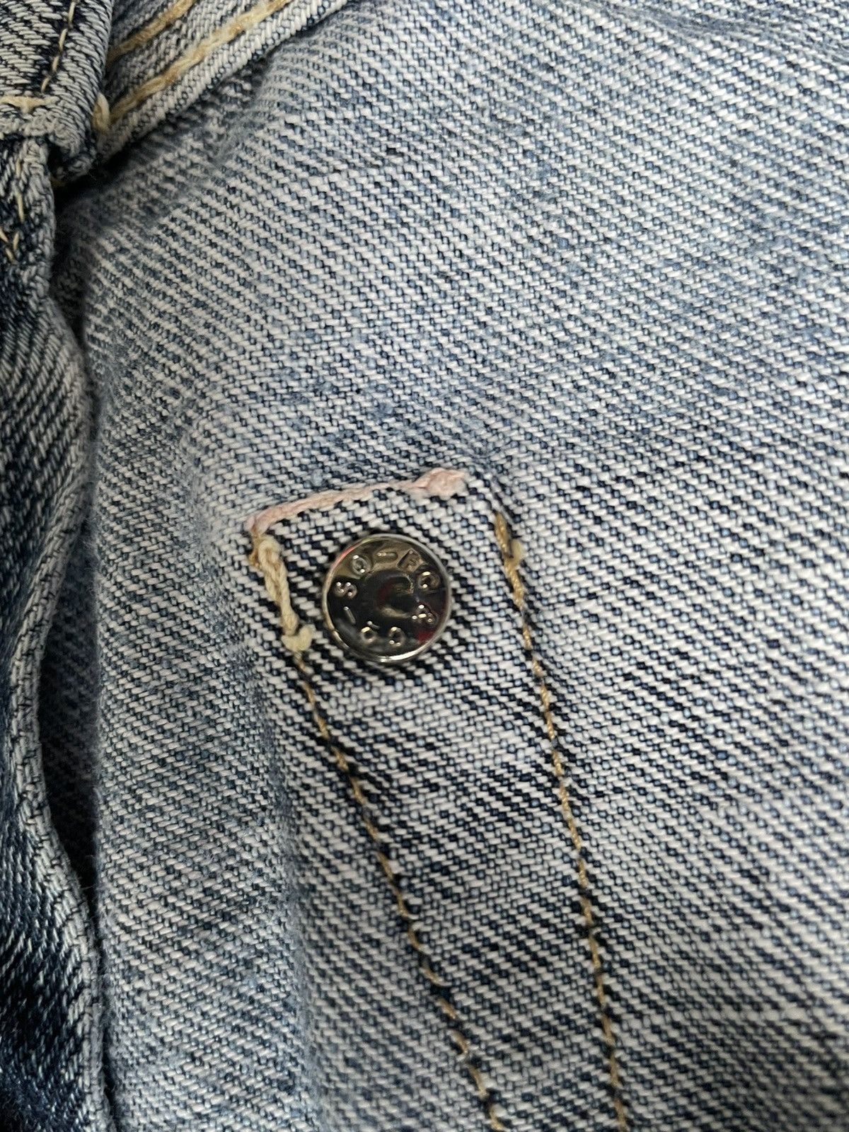 Japanese Brand × Vintage Unknown Brand Redline Selvedge Denim Size US 30 / EU 46 - 21 Thumbnail