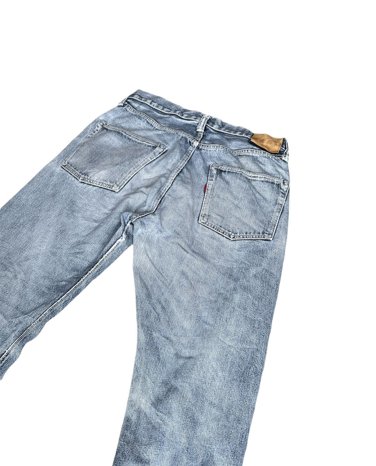 Japanese Brand × Vintage Unknown Brand Redline Selvedge Denim Size US 30 / EU 46 - 9 Thumbnail