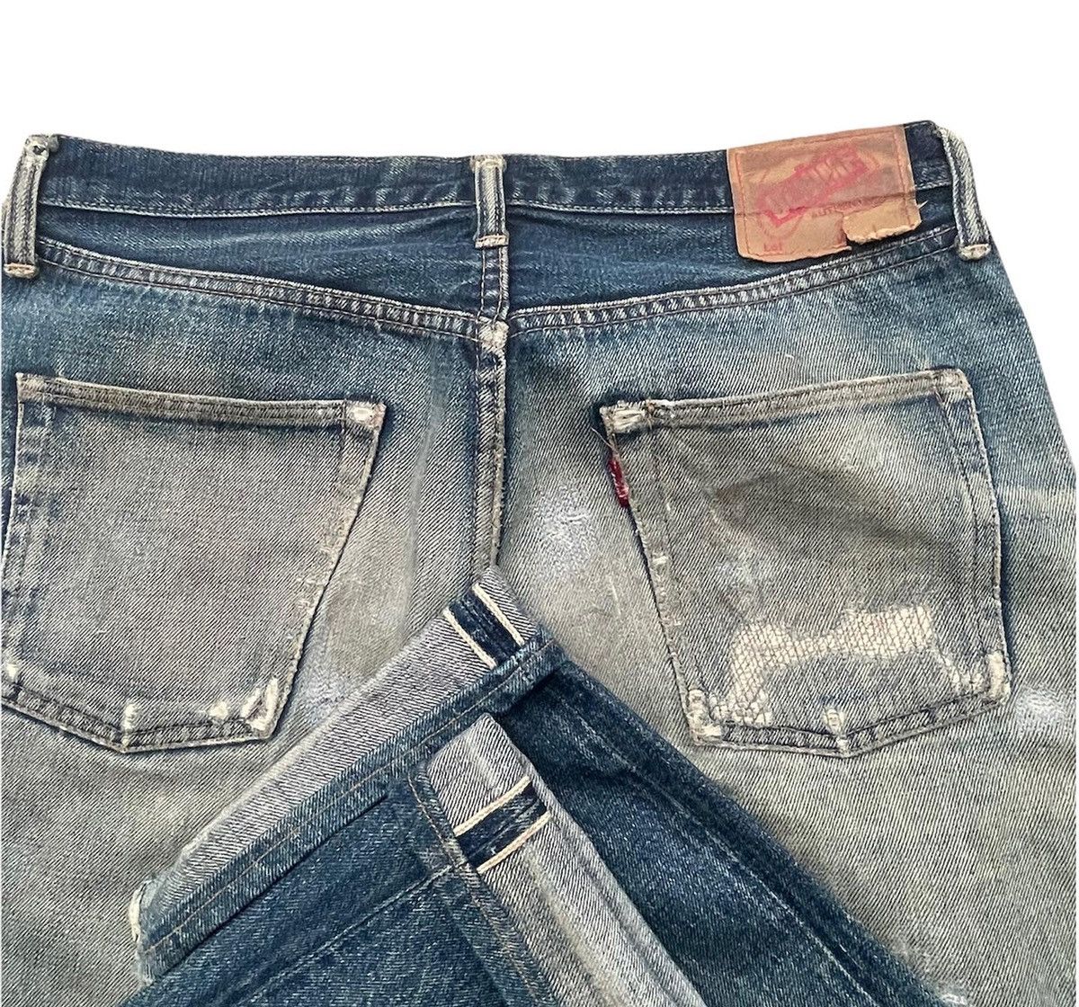 Denime Denime Vintage Selvedge Aging Distressed Denim Size US 33 - 6 Thumbnail