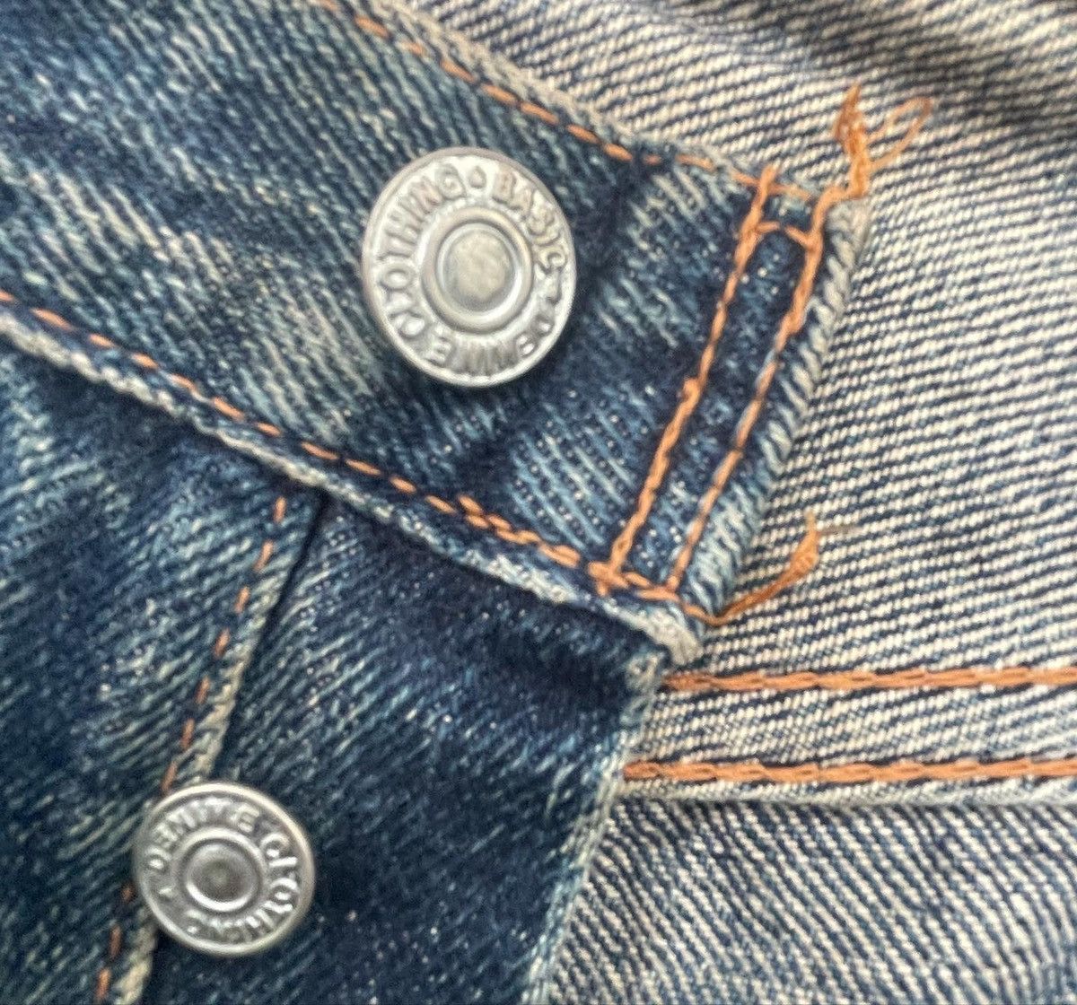 Denime Denime Vintage Selvedge Aging Distressed Denim Size US 33 - 9 Thumbnail