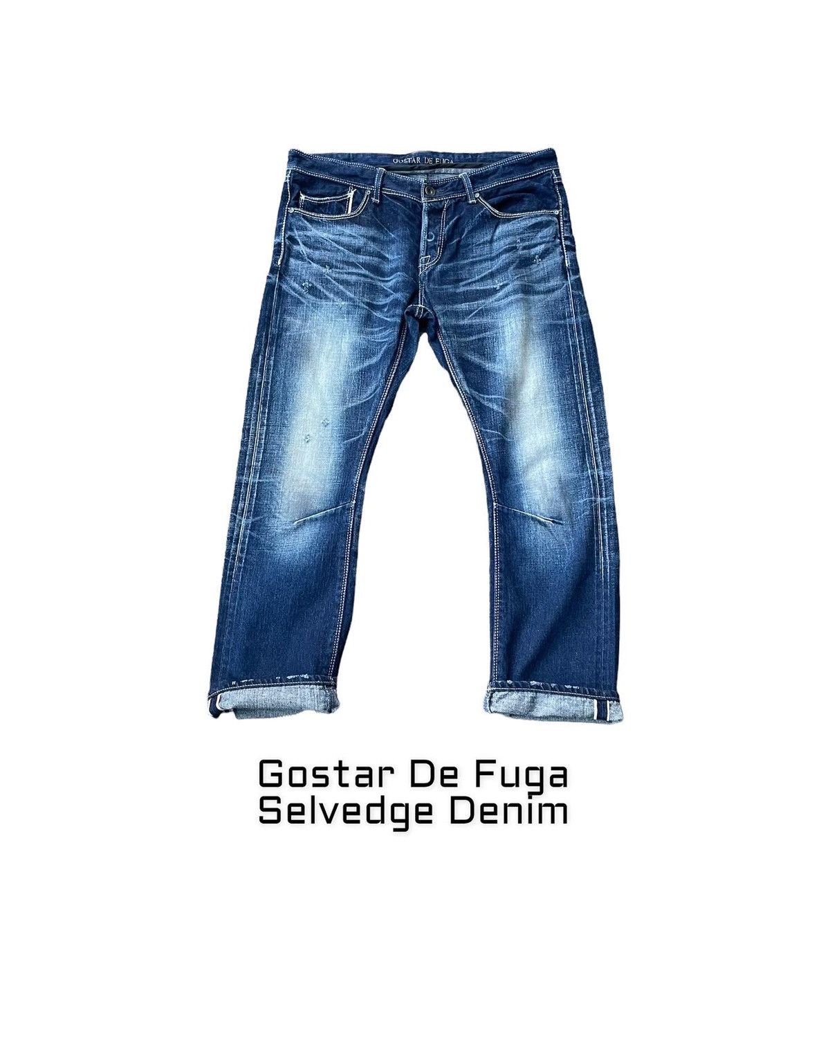 GOSTAR DE FUGA × Japanese Brand × Vintage Vintage Gostar De Fuga Redline selvedge denim Size US 33 - 1 Thumbnail