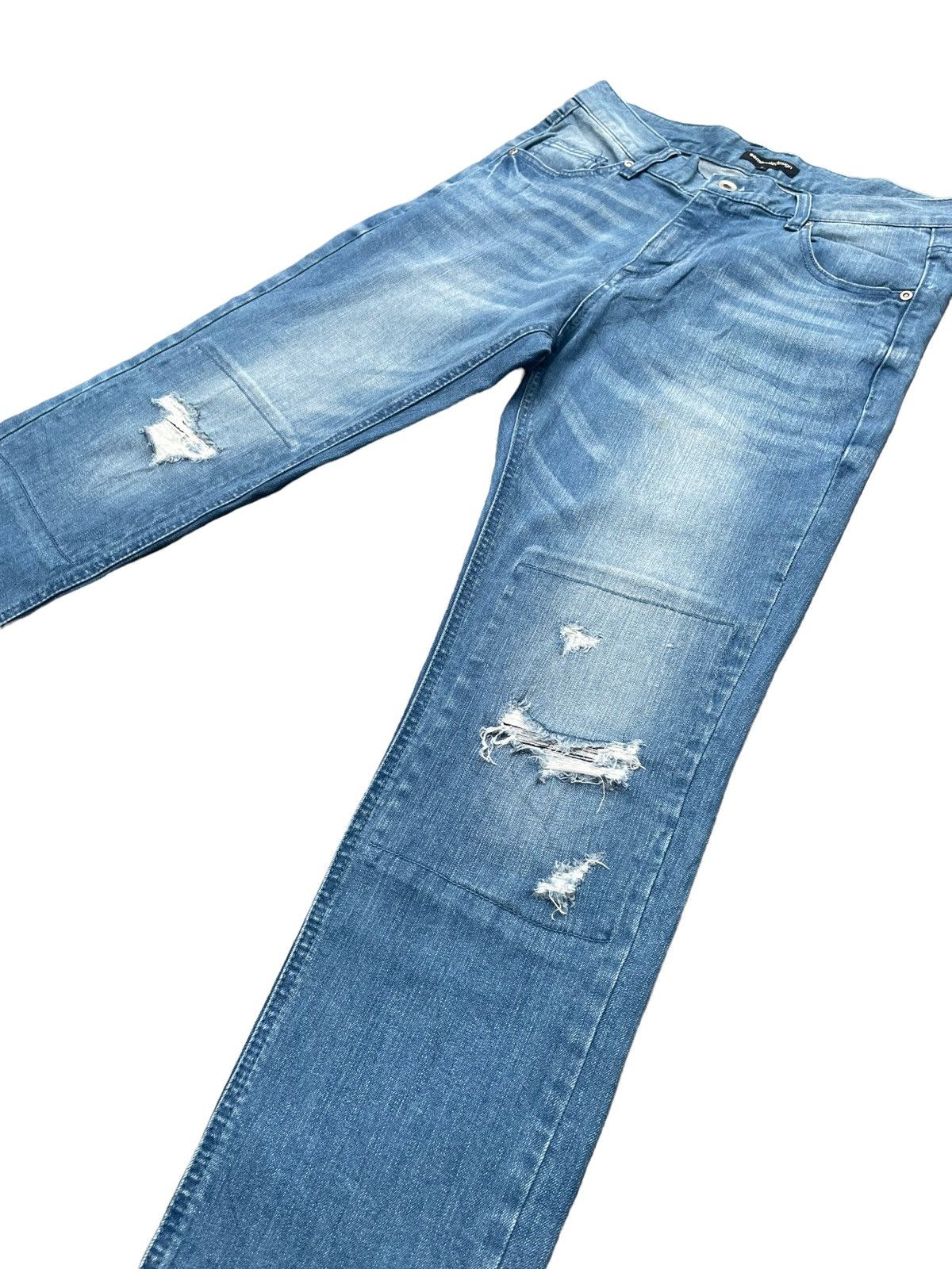 Japanese Brand Semantic Design Distresed Denim Size US 31 - 2 Thumbnail