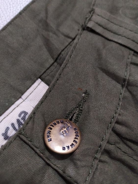 Japanese Brand 🔥K.kuz Multi pocket cargo gas mask tactical parachute pants Size US 28 / EU 44 - 7 Thumbnail