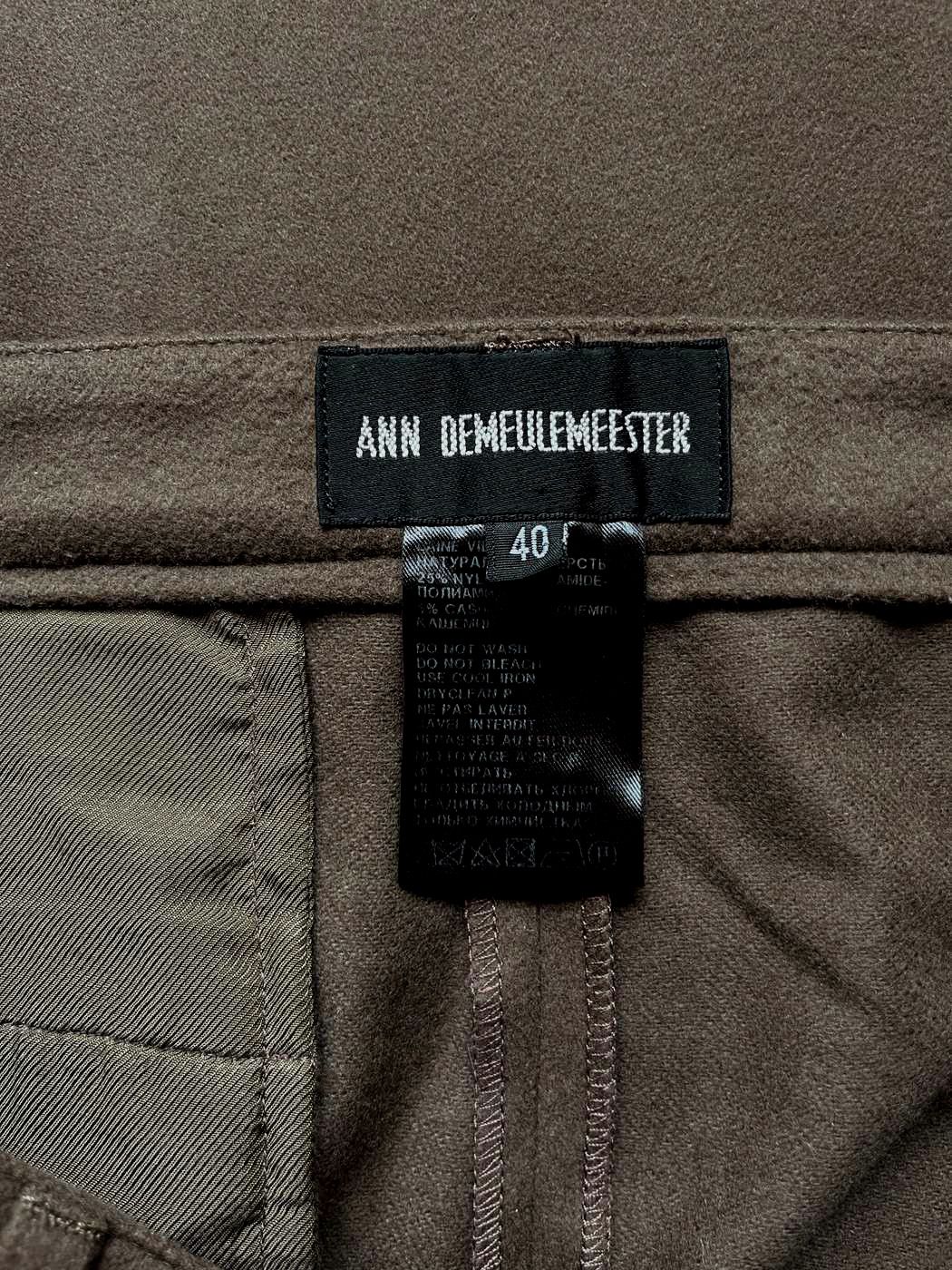 Ann Demeulemeester ⚡️QUICK SALE⚡️Ann Demeulemeester Brown Trousers Pants Size 30" / US 8 / IT 44 - 3 Thumbnail