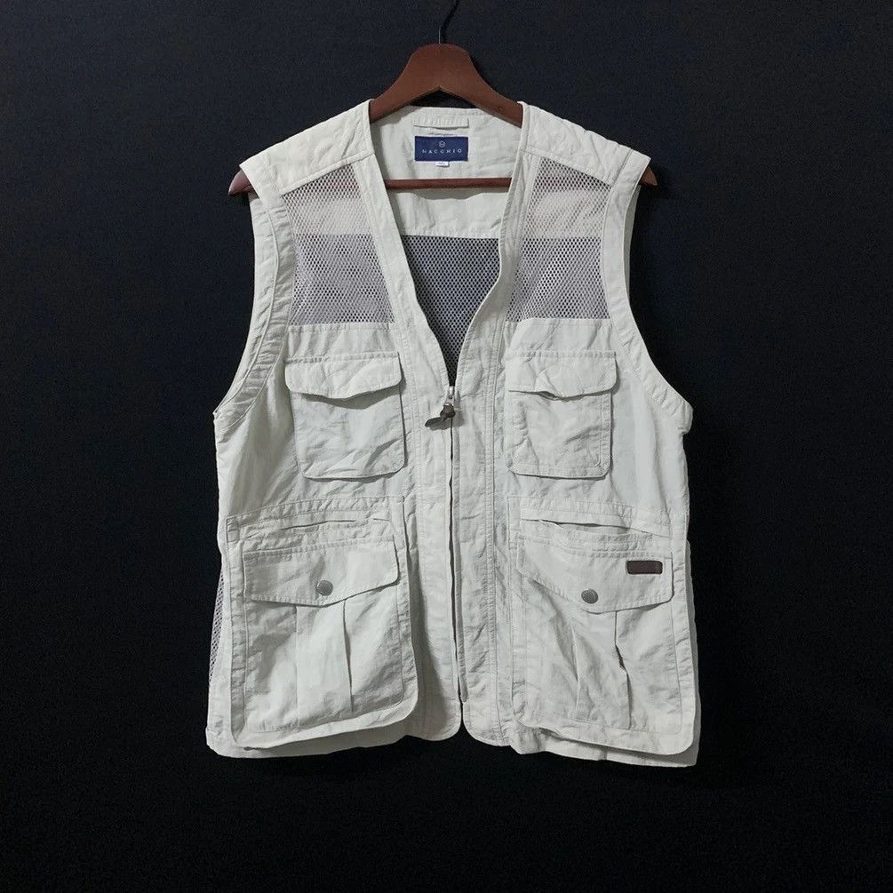 Japanese Brand Macchio Brand Multi Pocket Hunting Fishing Vest Size US M / EU 48-50 / 2 - 1 Thumbnail