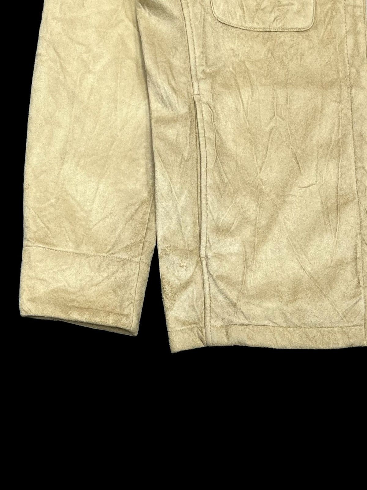 Kansai Yamamoto VTG KANSAI JEANS SUEDE VELVET DOUBLE LINING ZIPPER JACKET Size US M / EU 48-50 / 2 - 10 Thumbnail