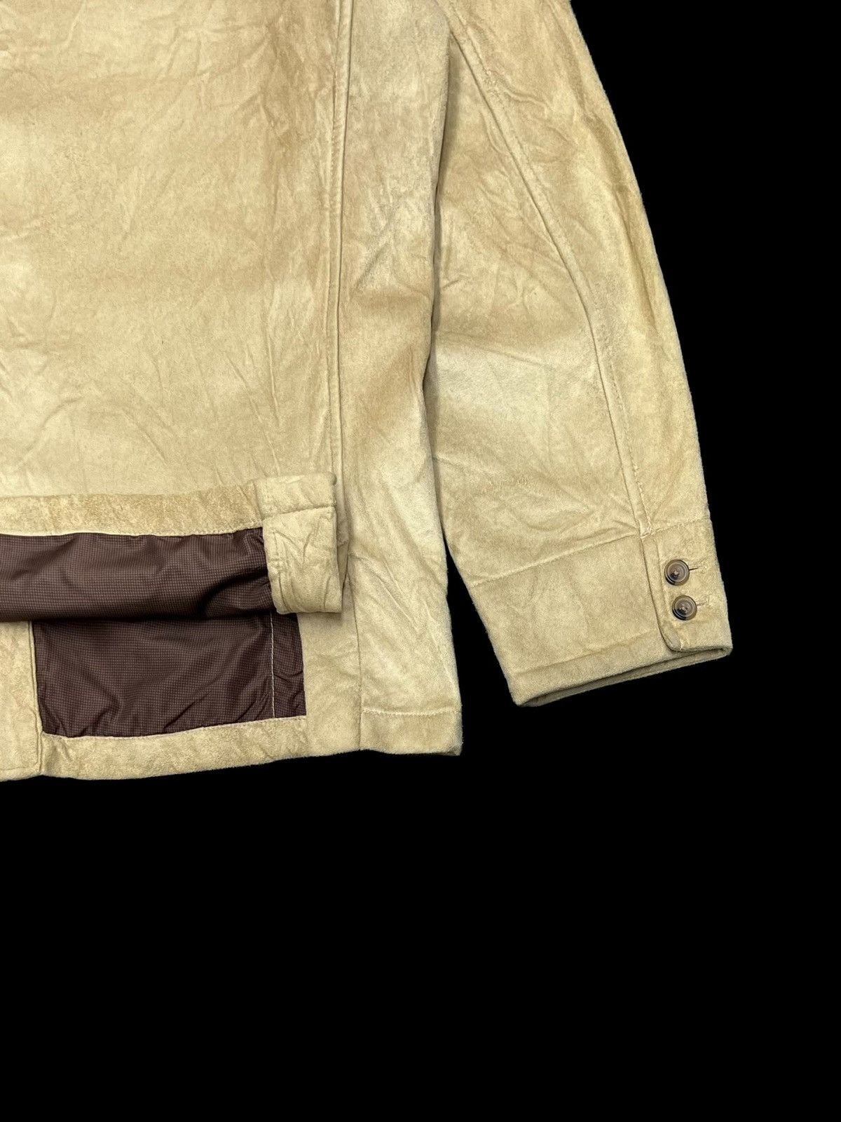 Kansai Yamamoto VTG KANSAI JEANS SUEDE VELVET DOUBLE LINING ZIPPER JACKET Size US M / EU 48-50 / 2 - 13 Thumbnail