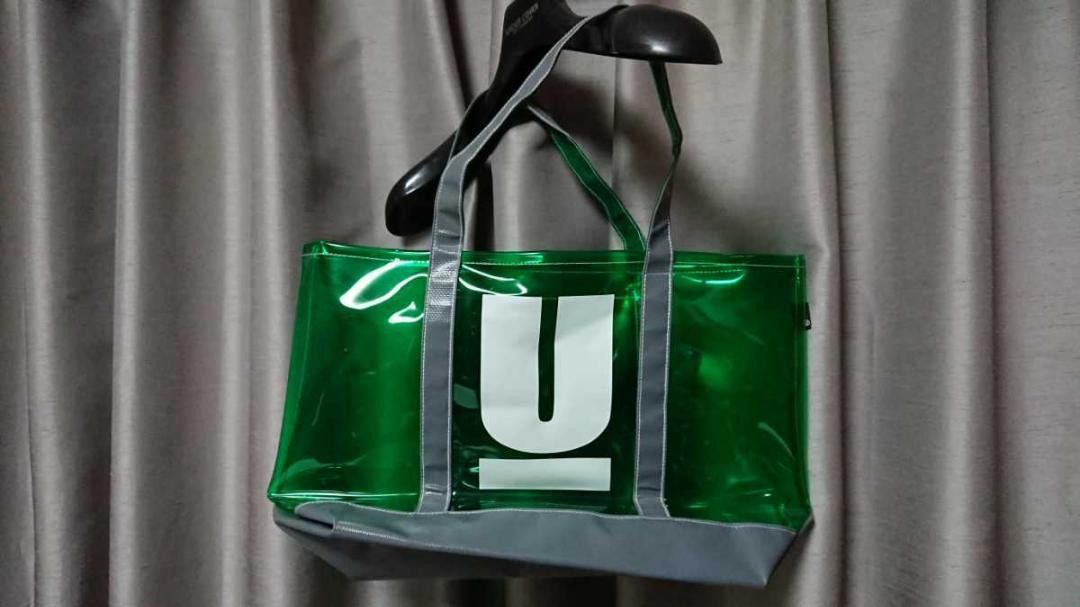 image of Undercover Pvc Logo Shoulder Bag in Green, Men's