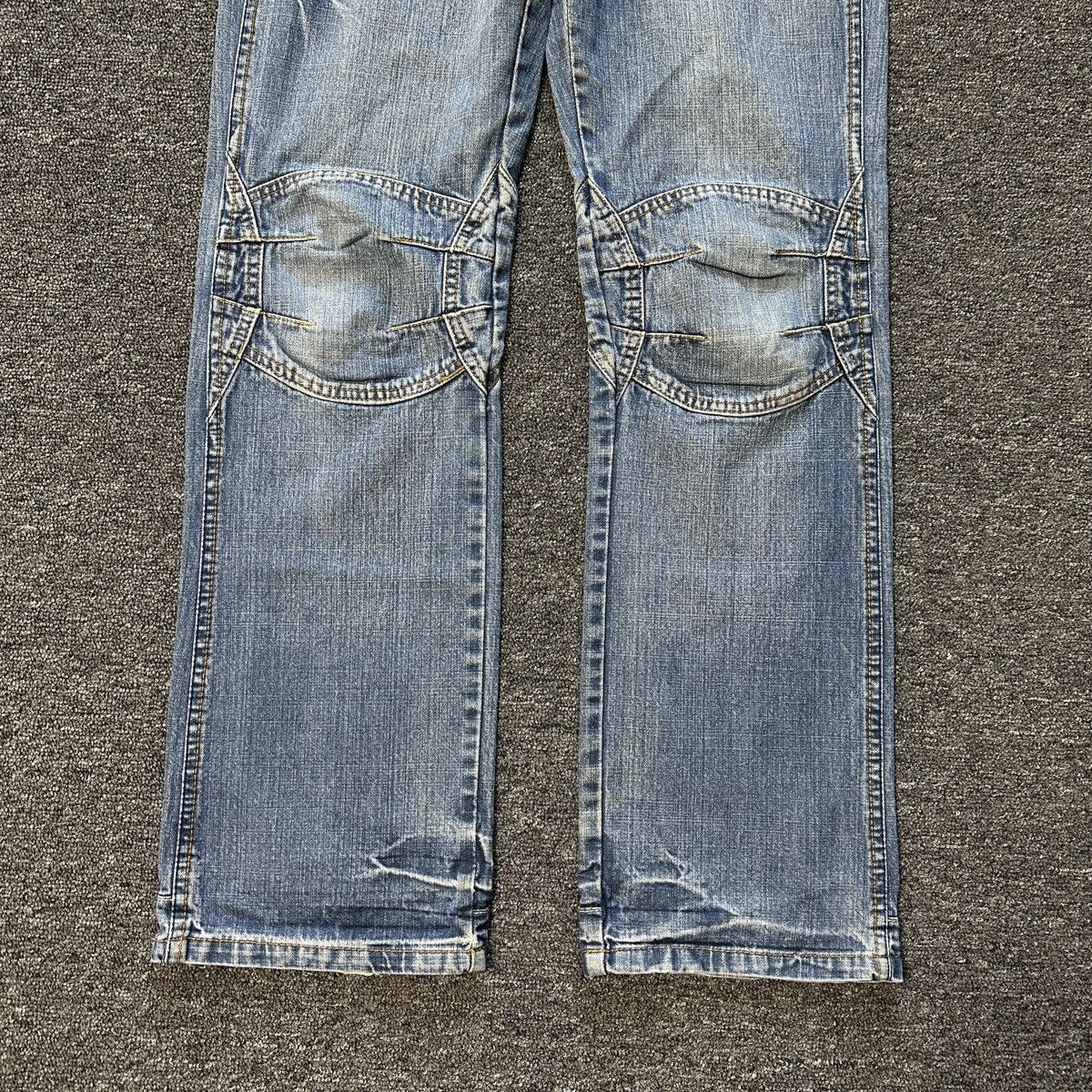 Japanese Brand × Vintage Vintage Y2K YFK Constructive Knee Denim Size US 29 - 3 Thumbnail