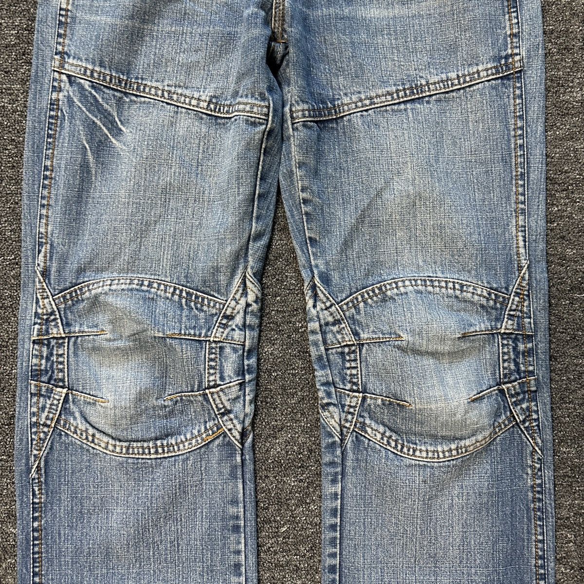 Japanese Brand × Vintage Vintage Y2K YFK Constructive Knee Denim Size US 29 - 5 Thumbnail