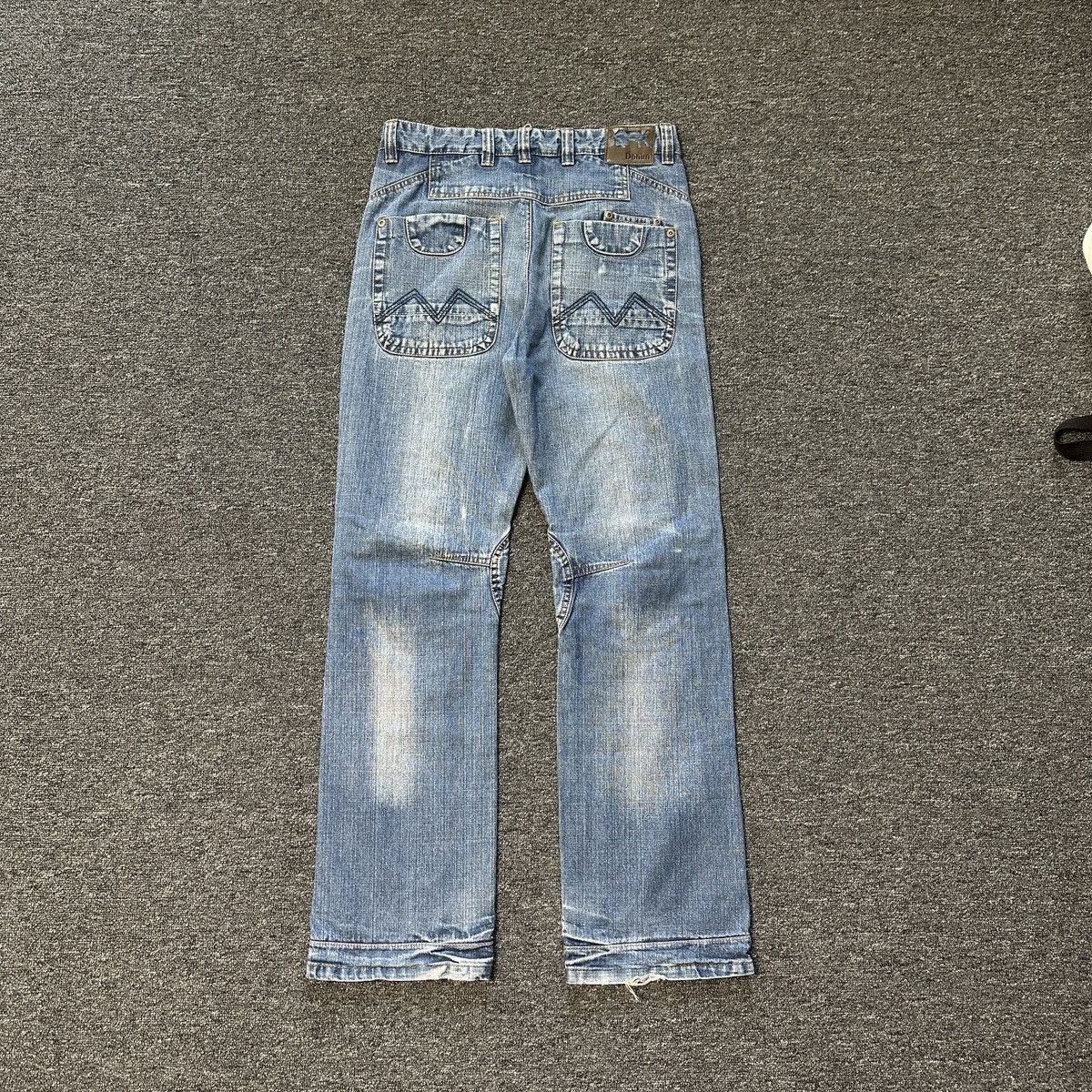 Japanese Brand × Vintage Vintage Y2K YFK Constructive Knee Denim Size US 29 - 2 Thumbnail