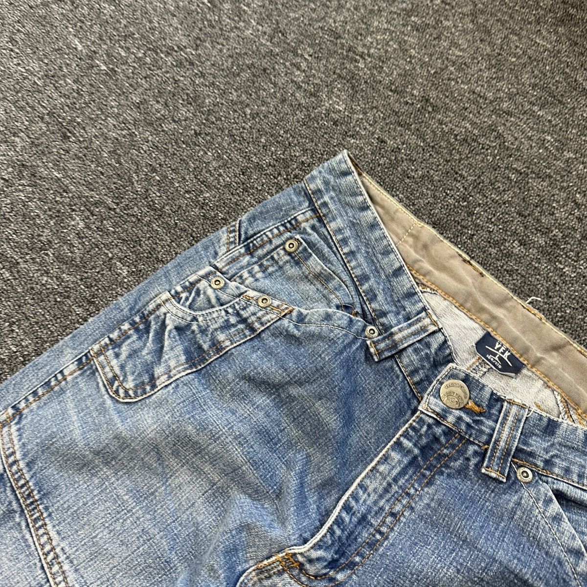 Japanese Brand × Vintage Vintage Y2K YFK Constructive Knee Denim Size US 29 - 6 Thumbnail