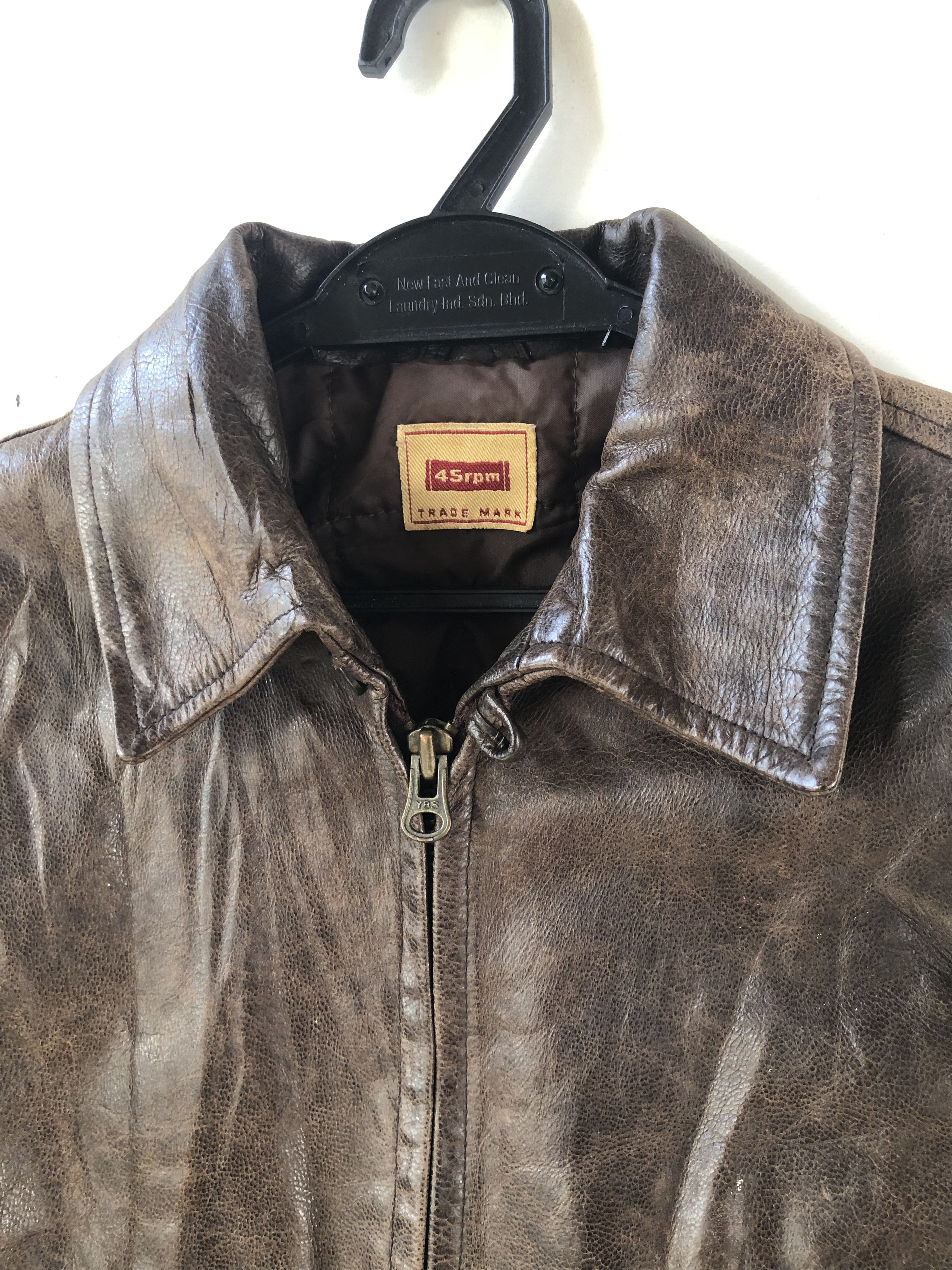 45rpm RARE🔥VINTAGE 80’S GOAT SKIN 45RPM JACKET Size XXS / US 00 / IT 34 - 4 Thumbnail