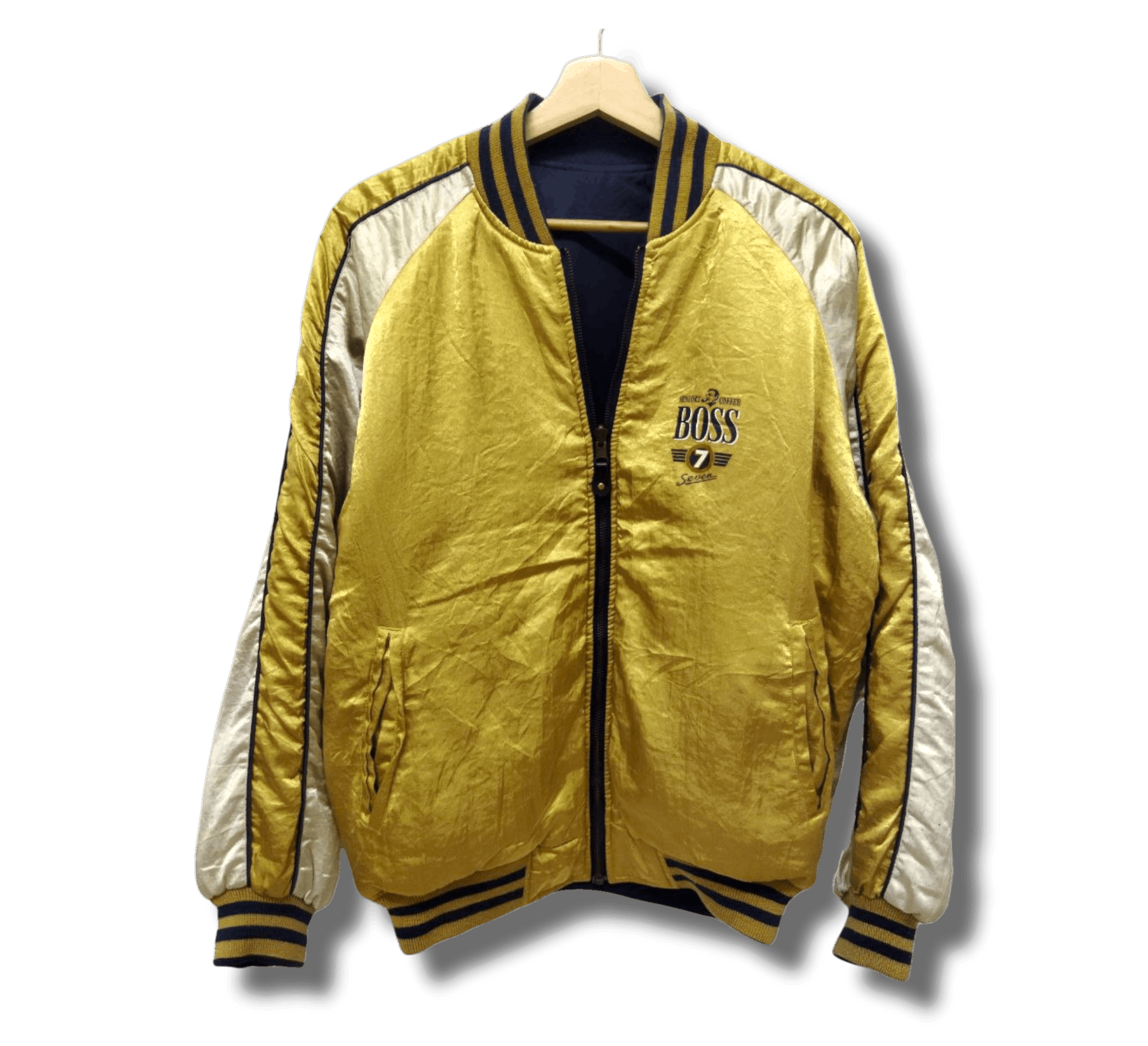 Japanese Brand Vintage Suntory Boss Coffee Reversible Jacket Size US L / EU 52-54 / 3 - 2 Thumbnail