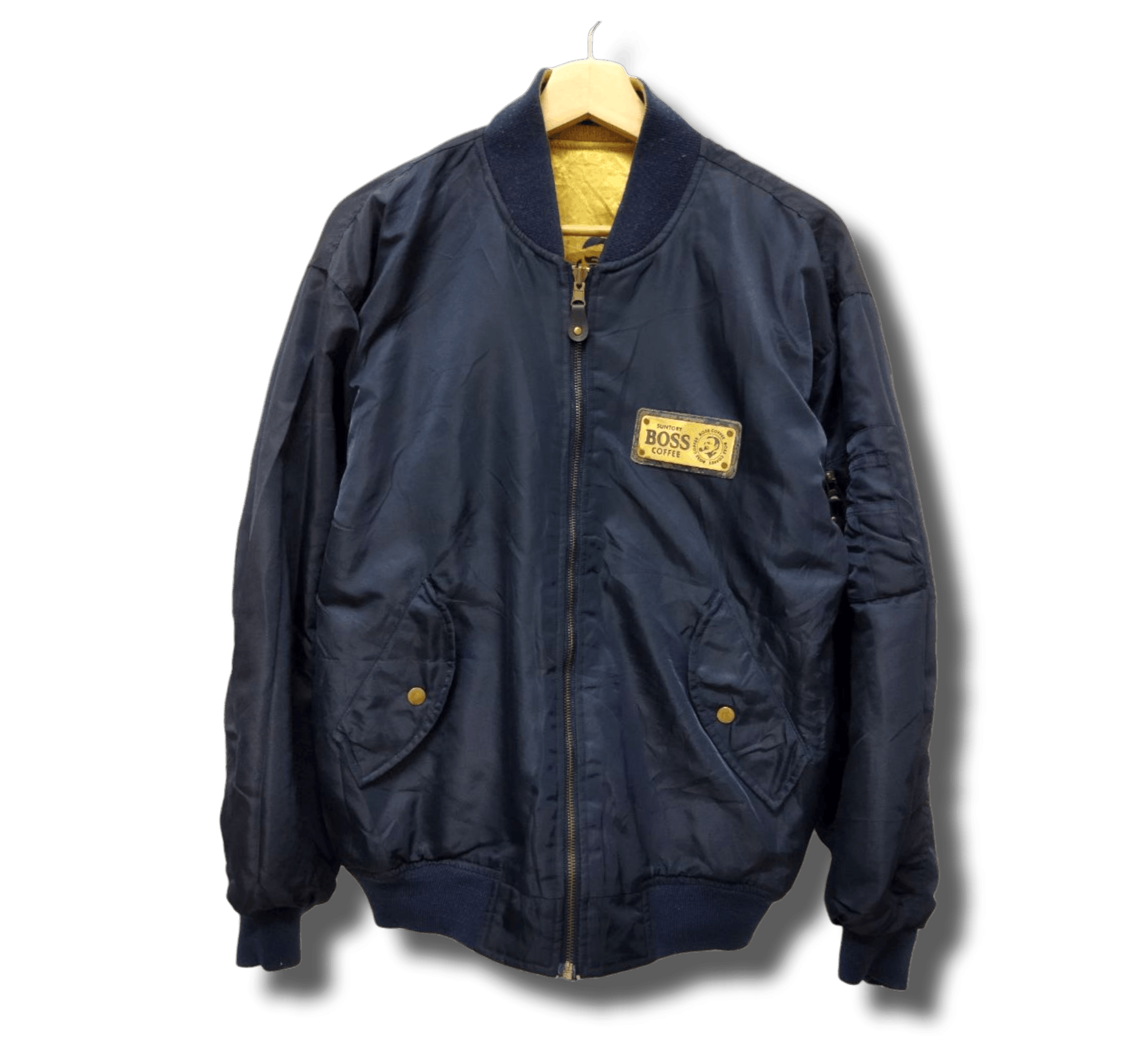 Japanese Brand Vintage Suntory Boss Coffee Reversible Jacket Size US L / EU 52-54 / 3 - 3 Thumbnail