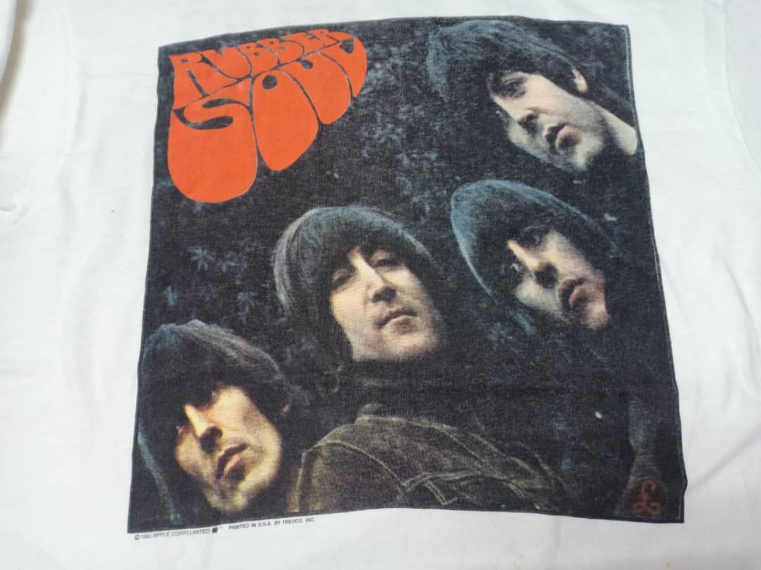 Band Tees × Vintage Vintage The Beatles Rubber Soul Music Rock 7/20 Size US L / EU 52-54 / 3 - 7 Thumbnail
