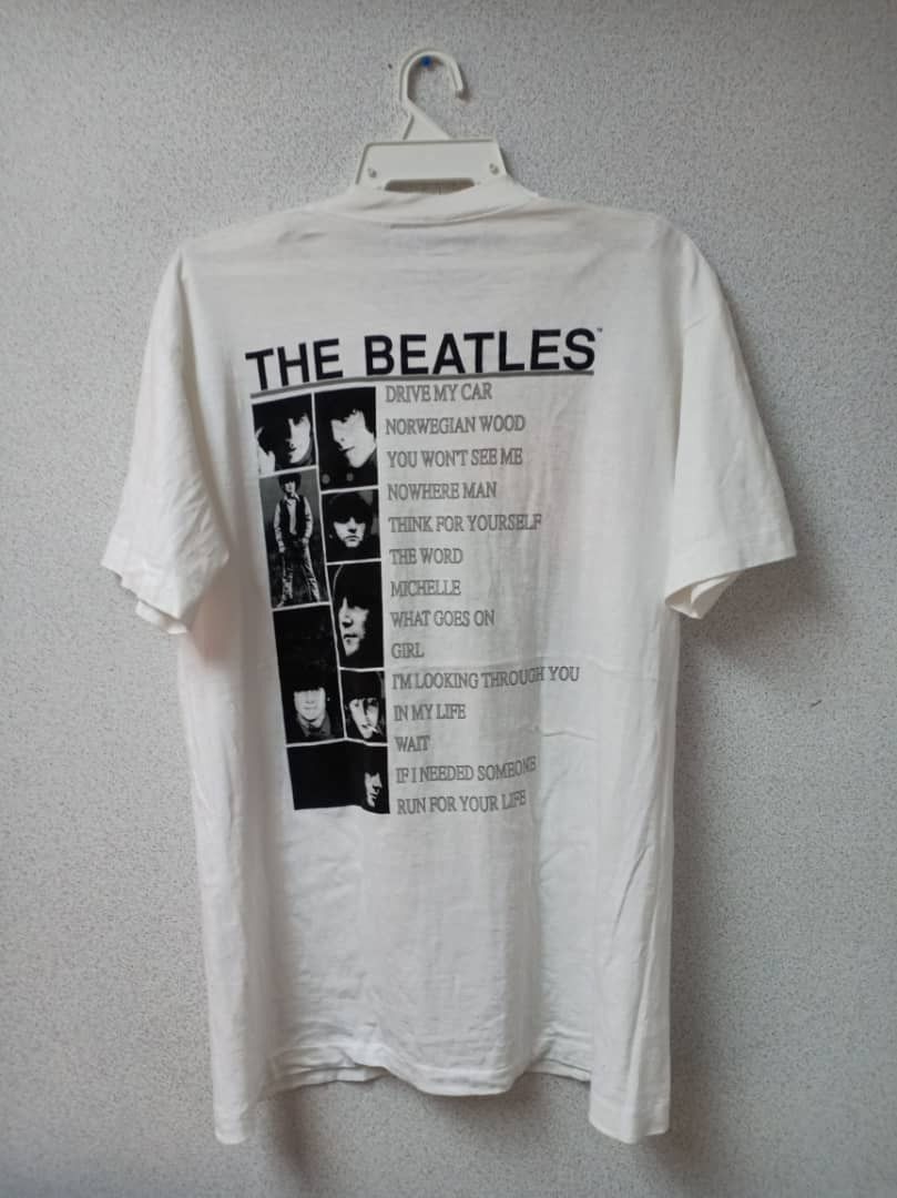Band Tees × Vintage Vintage The Beatles Rubber Soul Music Rock 7/20 Size US L / EU 52-54 / 3 - 2 Thumbnail
