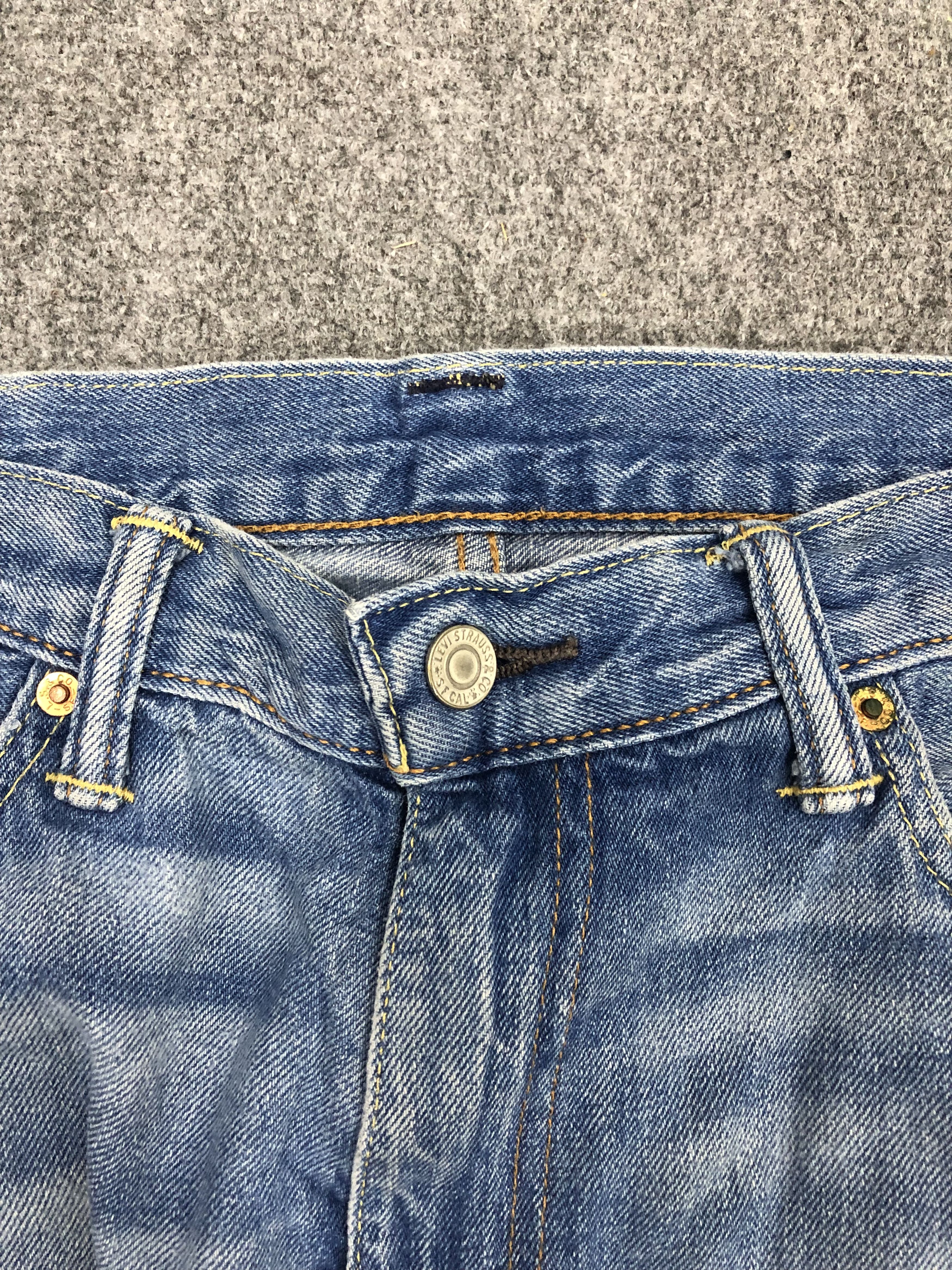 Levi's Vintage Distressed Levis 504 Ripped Jeans DP1044 Size US 36 / EU 52 - 5 Thumbnail