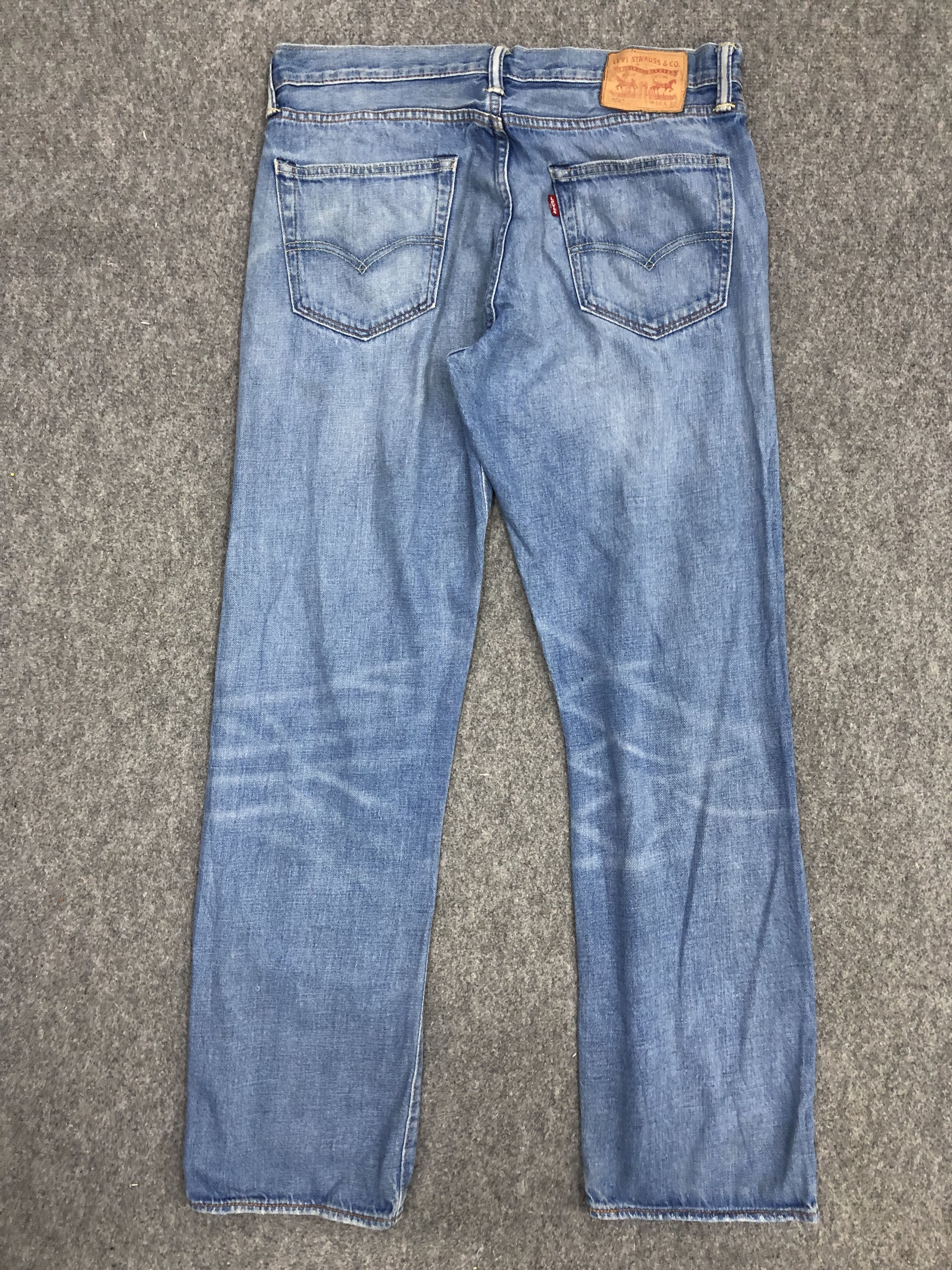 Levi's Vintage Distressed Levis 504 Ripped Jeans DP1044 Size US 36 / EU 52 - 3 Thumbnail