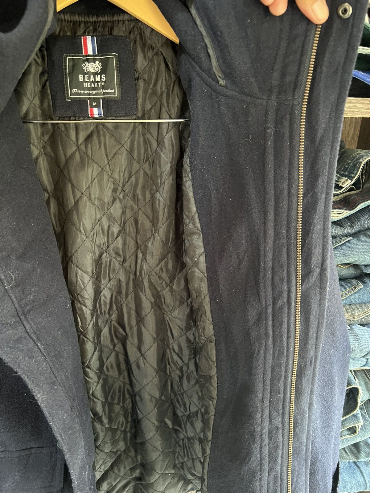 Beams Plus 🔥Vintage Beams Heart Duffle Coat Size M / US 6-8 / IT 42-44 - 9 Thumbnail