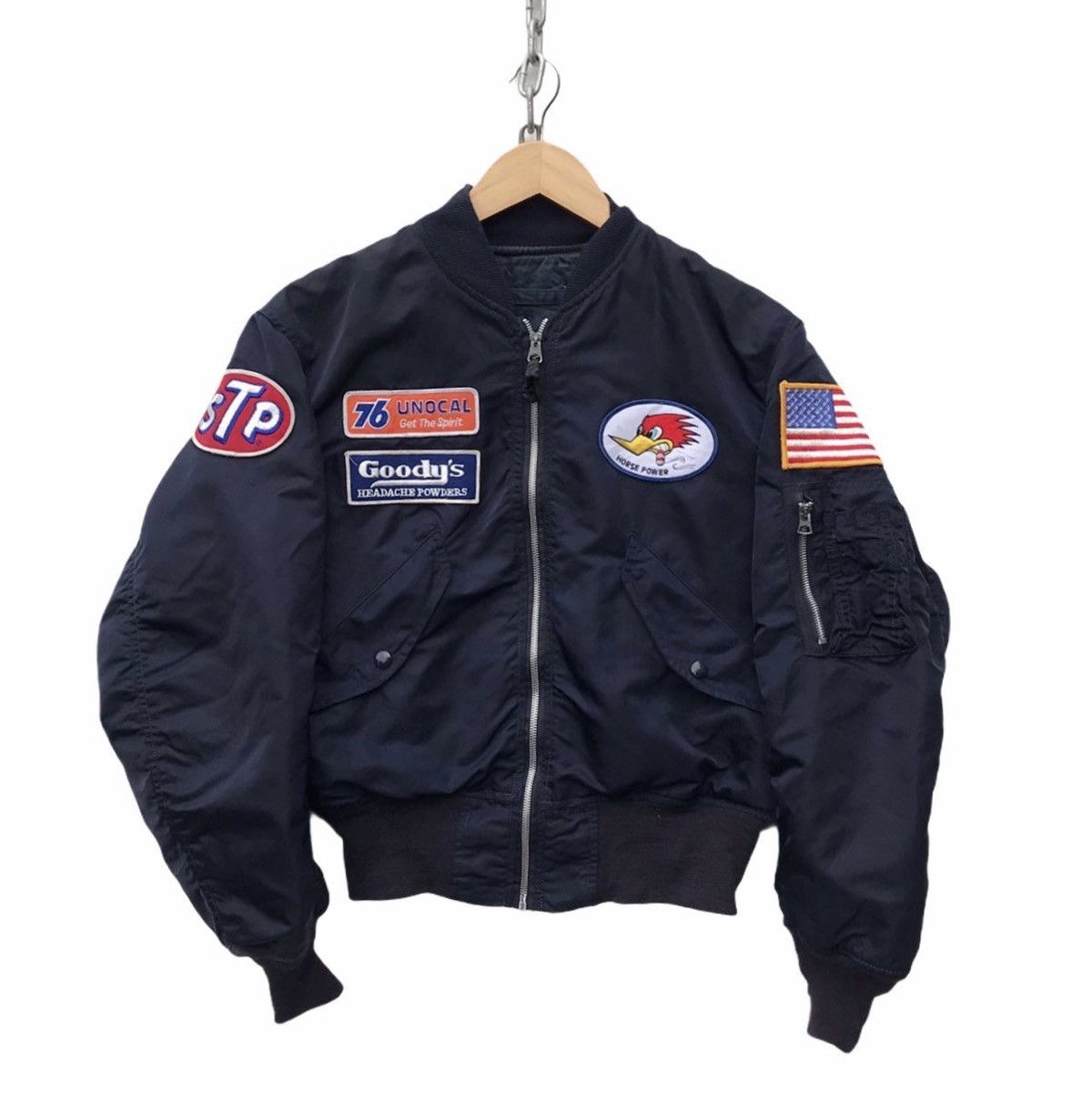 Alpha Industries Rare Alpha Industries Custom Motorsport Patchers Jacket Size US M / EU 48-50 / 2 - 1 Thumbnail