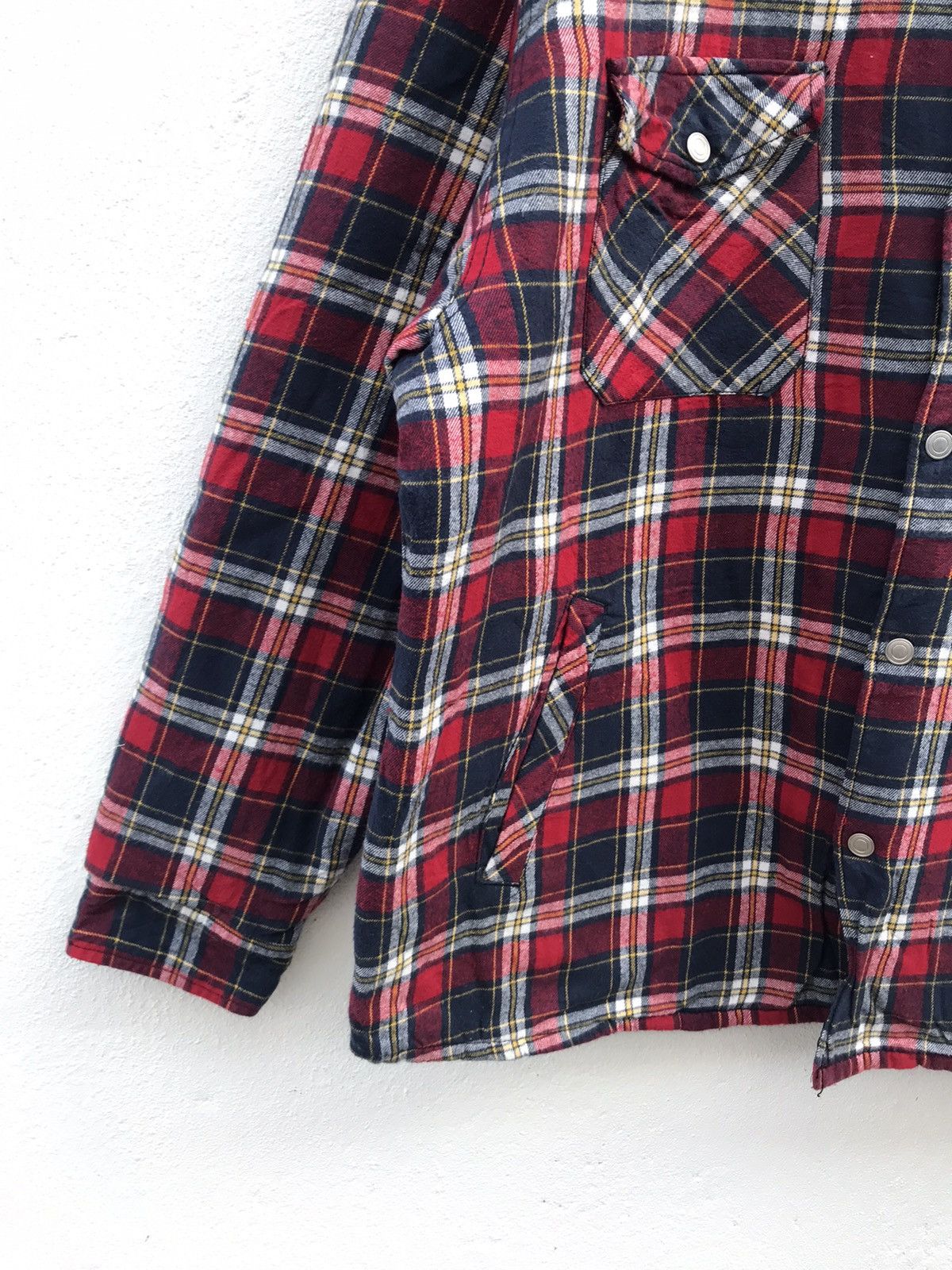 Converse Converse Checkered Plaid Quilted Lining Shirt Jacket Size US XXL / EU 58 / 5 - 2 Thumbnail