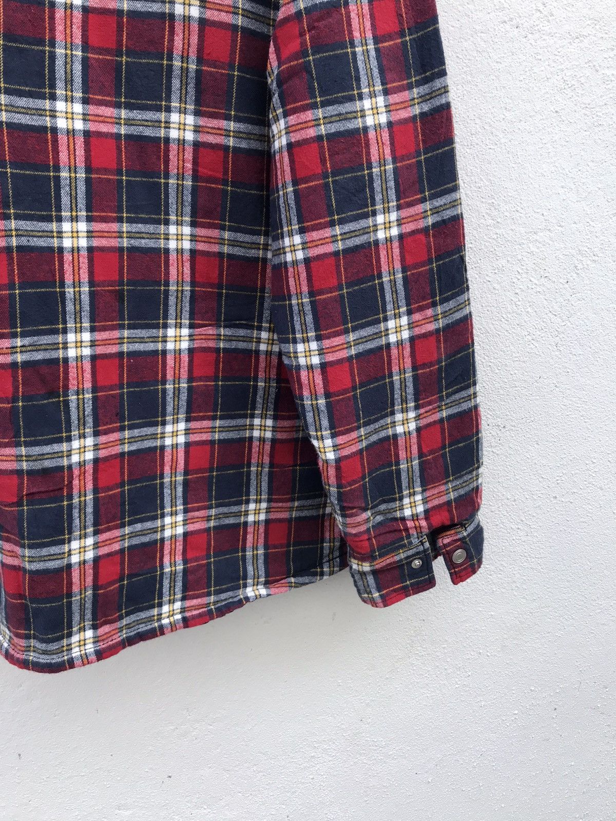 Converse Converse Checkered Plaid Quilted Lining Shirt Jacket Size US XXL / EU 58 / 5 - 8 Thumbnail