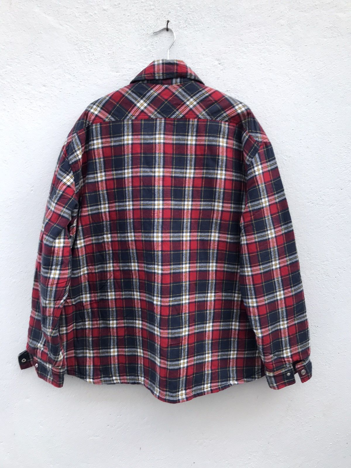 Converse Converse Checkered Plaid Quilted Lining Shirt Jacket Size US XXL / EU 58 / 5 - 6 Thumbnail